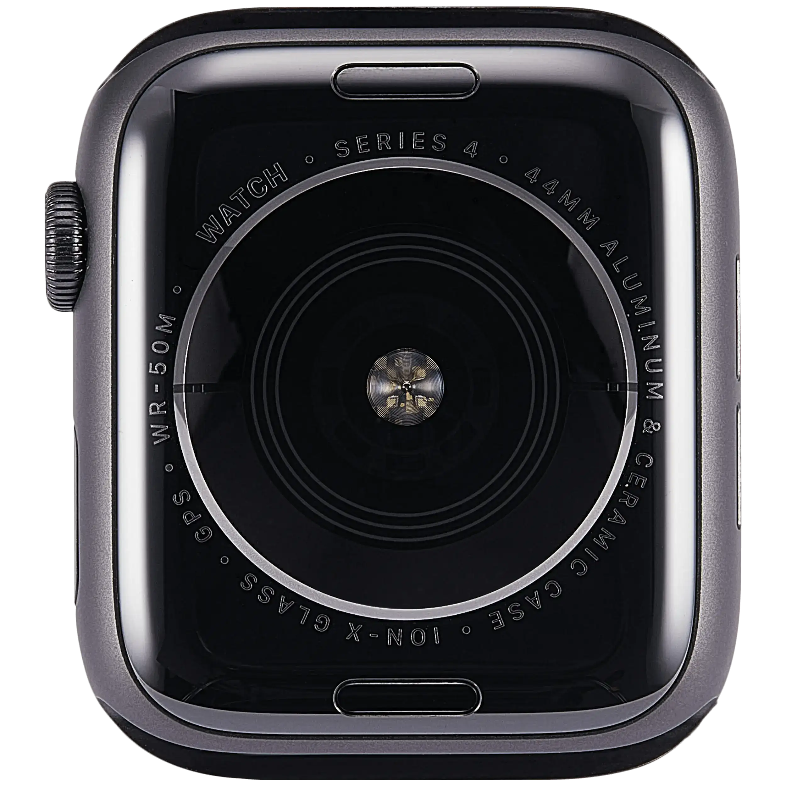 Gehäuse Baugruppe für Watch Series 4 (44MM) (ausgebautes Originalteil: Grade A) (GPS Version) (Aluminium / Space Black) – Bild 3