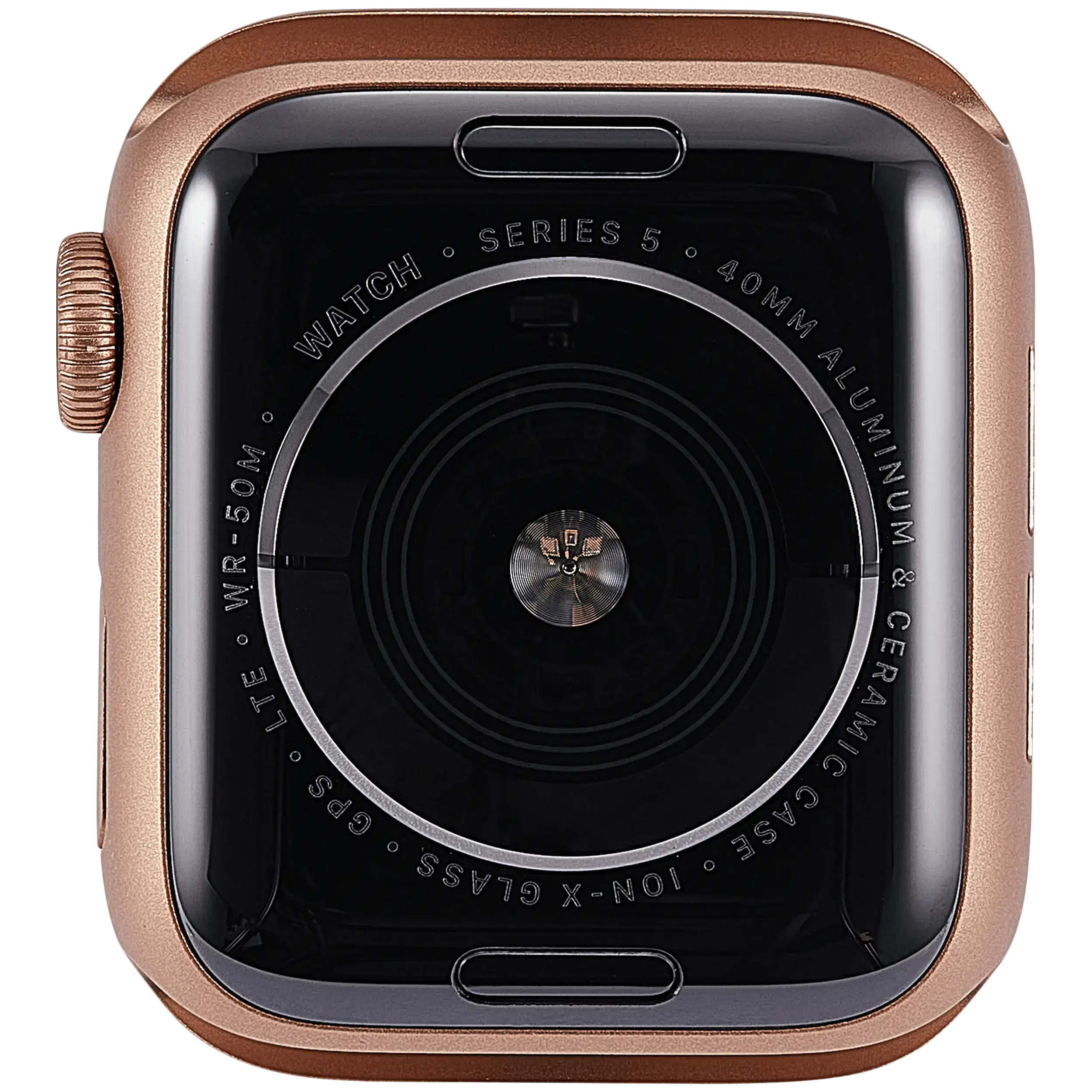 Gehäuse Baugruppe für Watch Series 5 (40MM) (ausgebautes Originalteil: Grade A) (Cellular Version) (Aluminium / Gold) – Bild 3