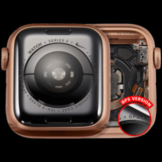 Gehäuse Baugruppe für Watch Series 5 (40MM) (ausgebautes Originalteil: Grade A) (GPS Version) (Aluminium / Gold)