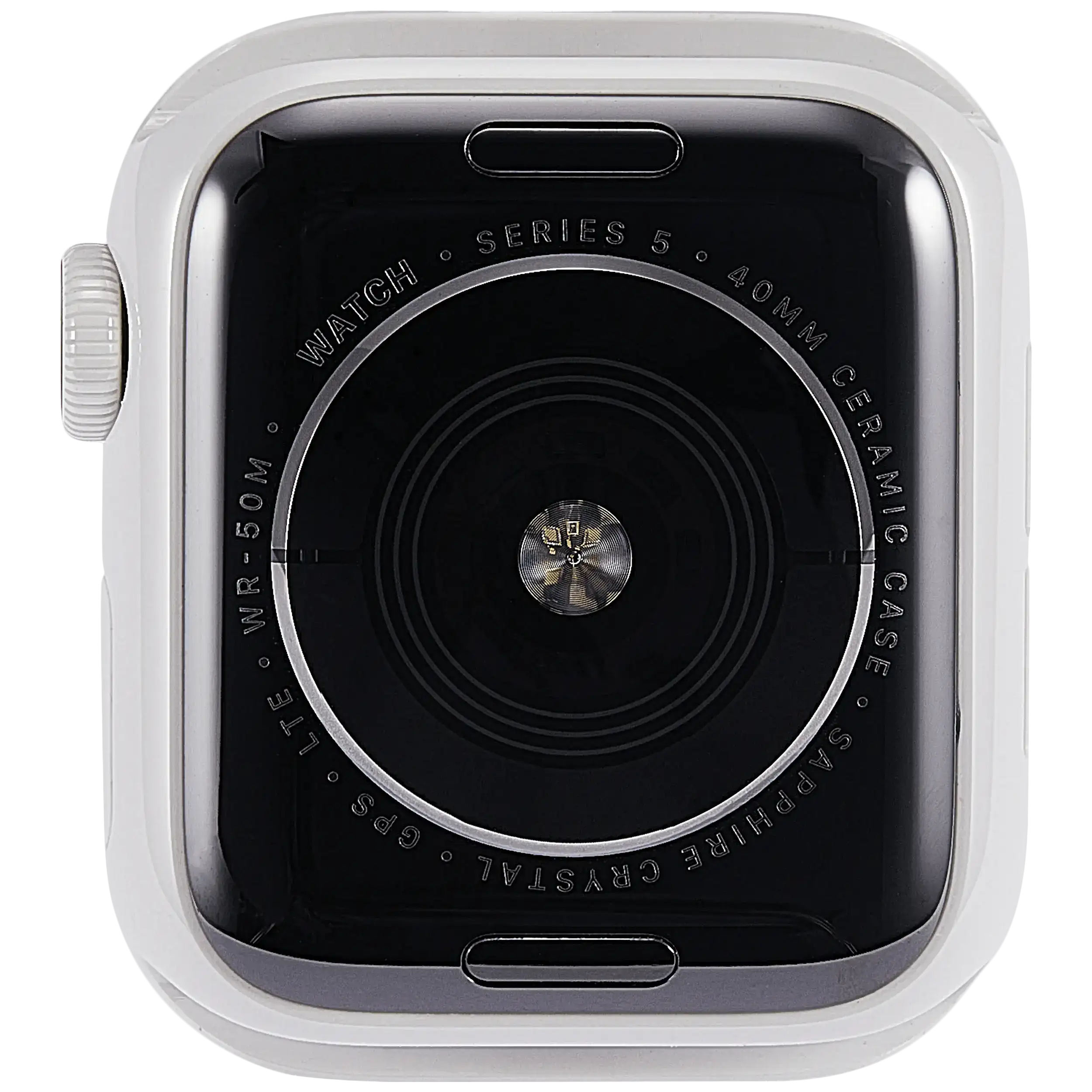 Gehäuse Baugruppe für Watch Series 5 (40MM) (ausgebautes Originalteil: Grade A) (Cellular Version) (Aluminium / Silver) – Bild 3