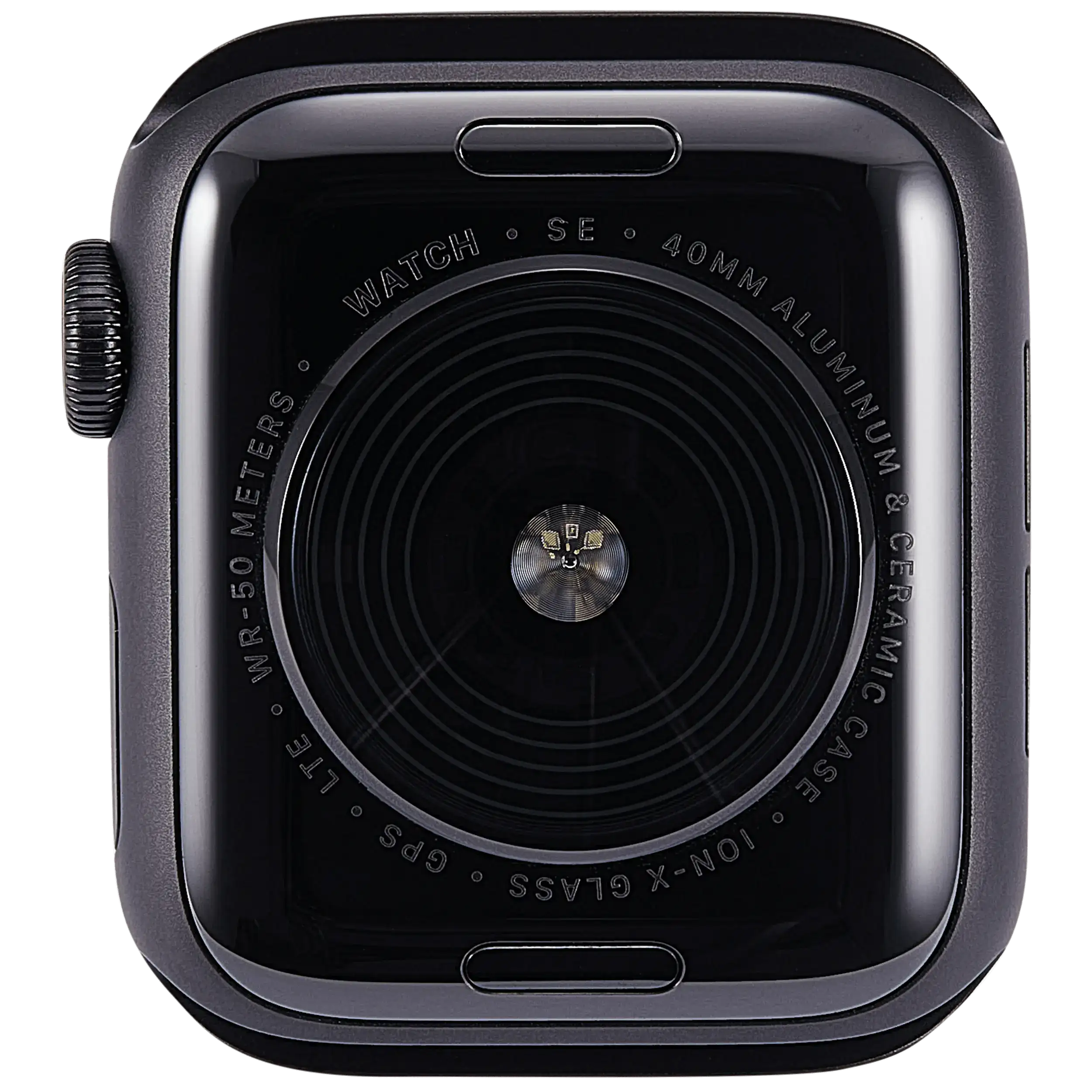 Gehäuse Baugruppe für Watch Series SE 1st (40MM) (ausgebautes Originalteil: Grade A) (Cellular Version) (Aluminium / Space Black) – Bild 3