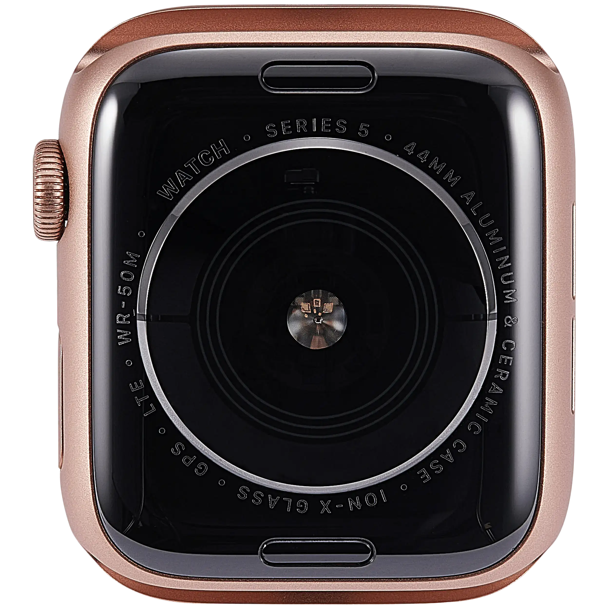 Gehäuse Baugruppe für Watch Series 5 (44MM) (ausgebautes Originalteil: Grade A) (Cellular Version) (Aluminium / Gold) – Bild 3