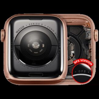Gehäuse Baugruppe für Watch Series 5 (44MM) (ausgebautes Originalteil: Grade A) (GPS Version) (Aluminium / Gold)