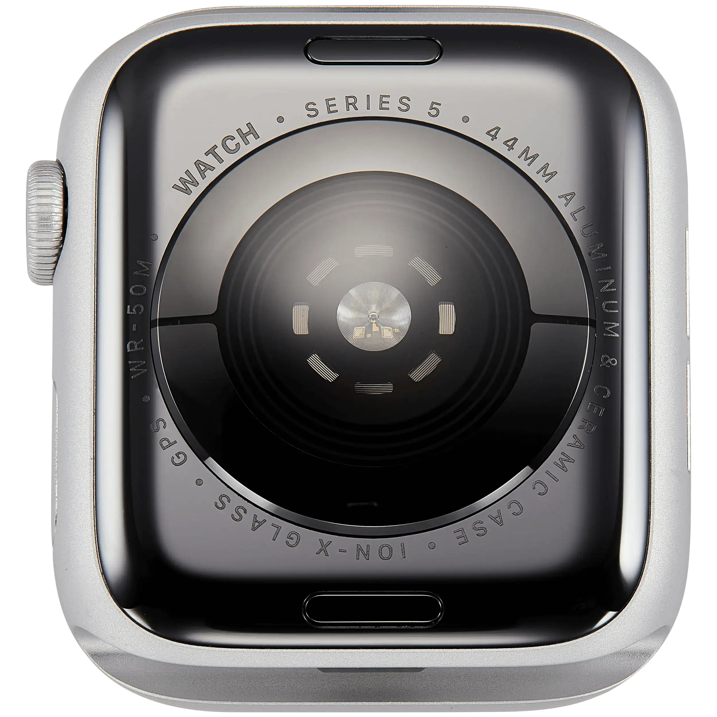 Gehäuse Baugruppe für Watch Series 5 (44MM) (ausgebautes Originalteil: Grade A) (GPS Version) (Aluminium / Silver) – Bild 3
