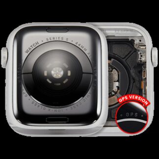Gehäuse Baugruppe für Watch Series 5 (44MM) (ausgebautes Originalteil: Grade A) (GPS Version) (Aluminium / Silver)