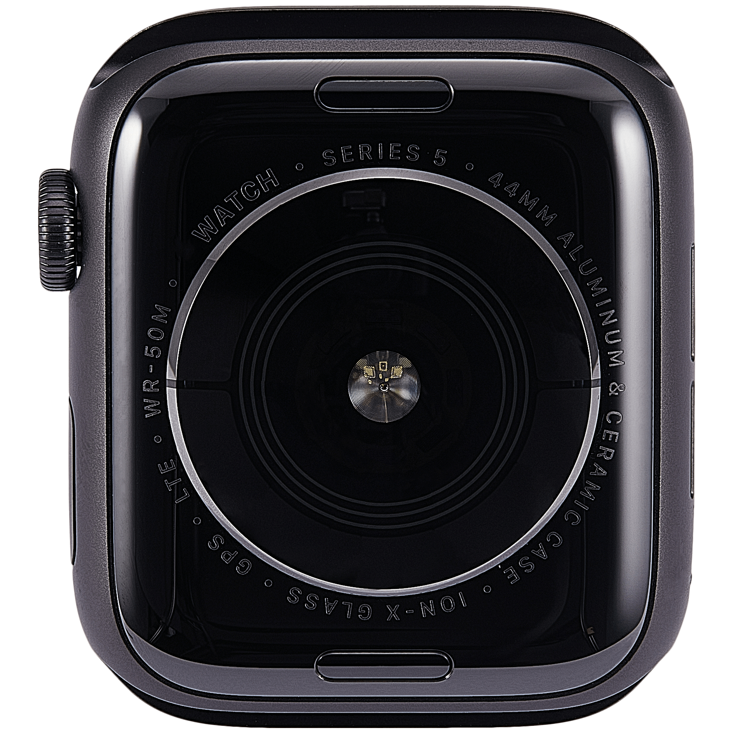 Gehäuse Baugruppe für Watch Series 5 (44MM) (ausgebautes Originalteil: Grade A) (Cellular Version) (Aluminium / Space Black) – Bild 3