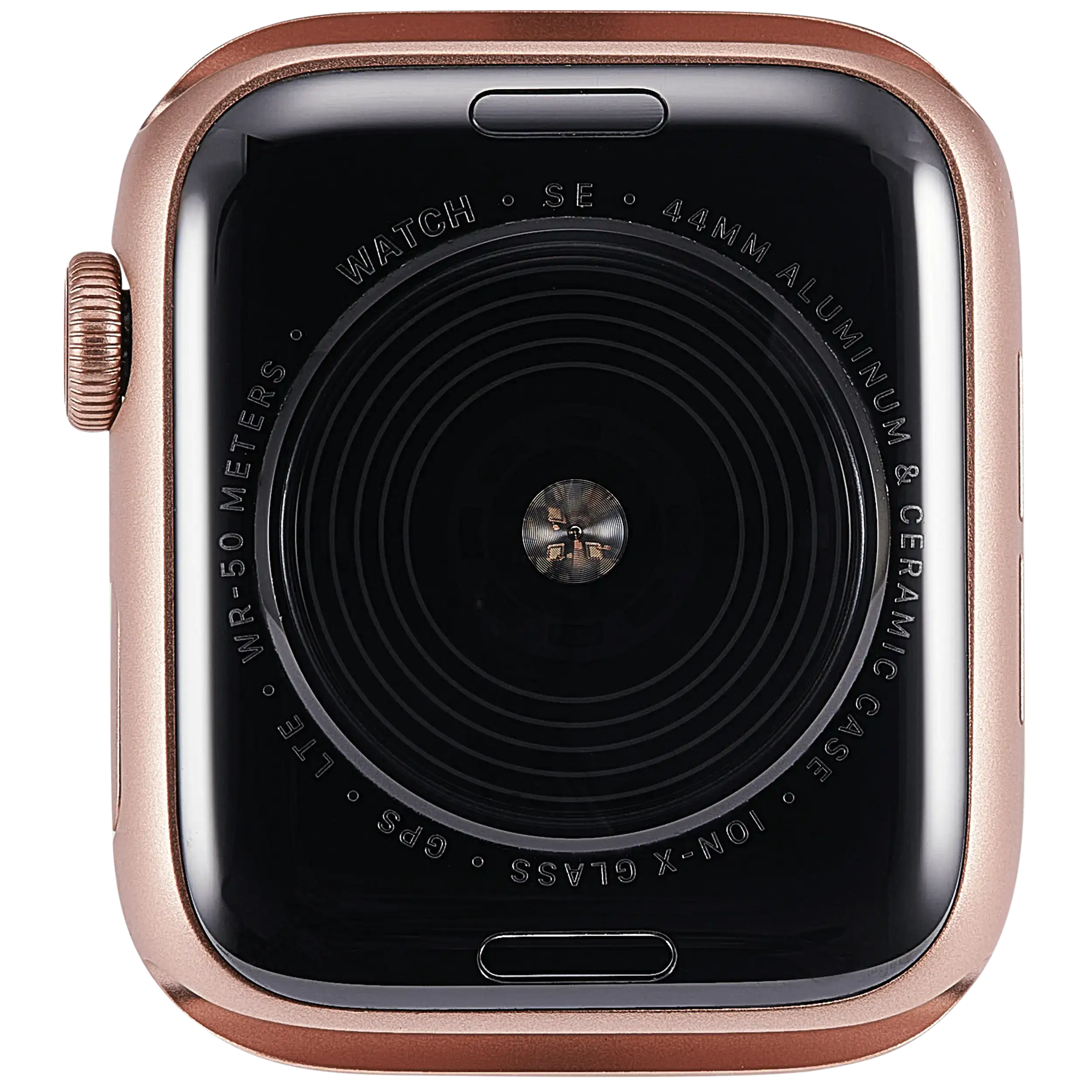 Gehäuse Baugruppe für Watch Series SE 1st (44MM) (ausgebautes Originalteil: Grade A) (Cellular Version) (Aluminium / Gold) – Bild 3