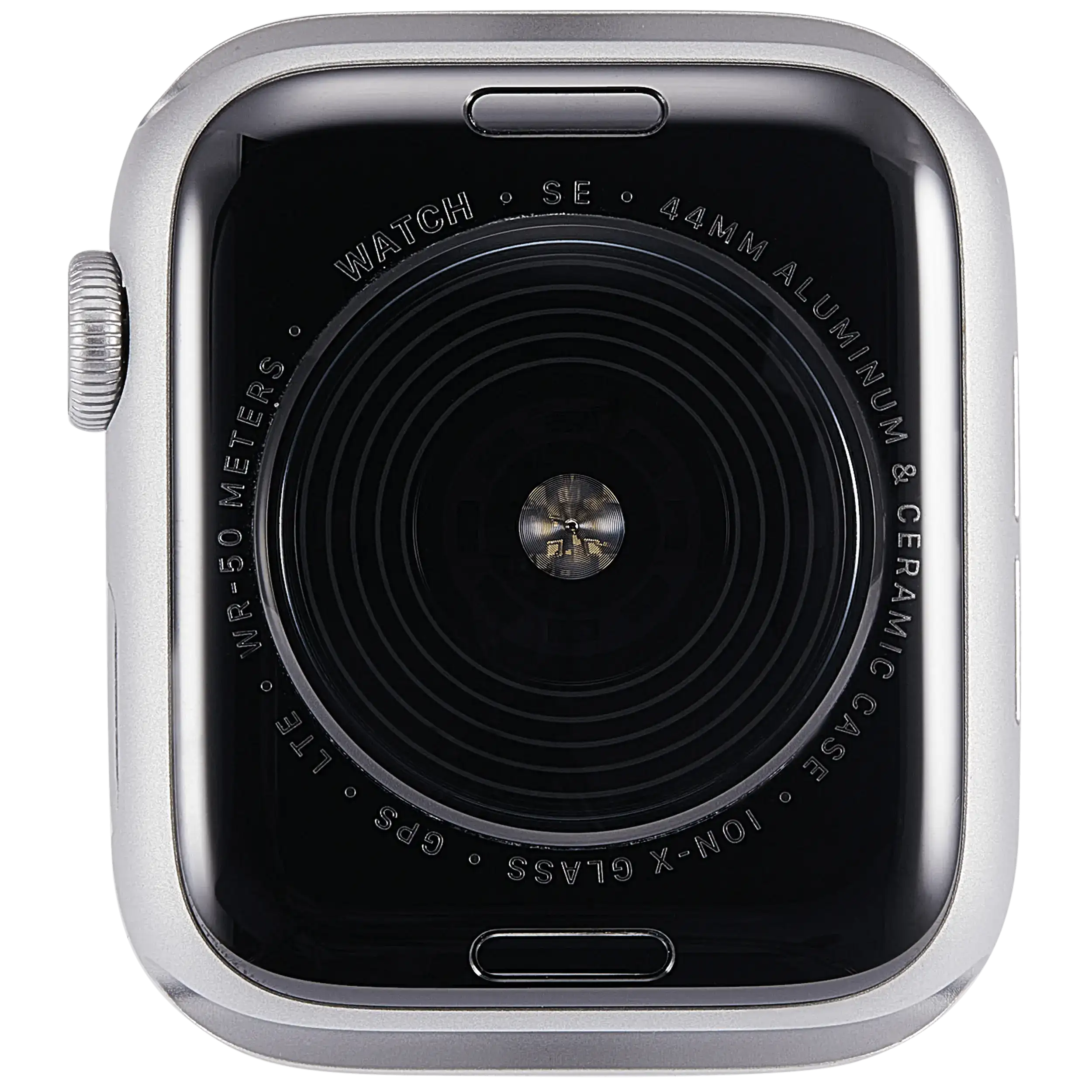 Gehäuse Baugruppe für Watch Series SE 1st (44MM) (ausgebautes Originalteil: Grade A) (Cellular Version) (Aluminium / Silver) – Bild 3