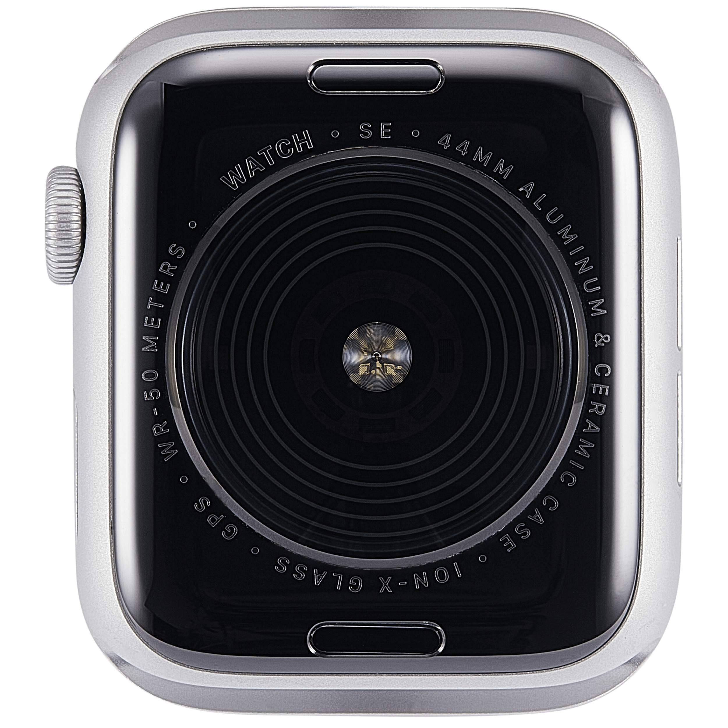 Gehäuse Baugruppe für Watch Series SE 1st (44MM) (ausgebautes Originalteil: Grade A) (GPS Version) (Aluminium / Silver) – Bild 3