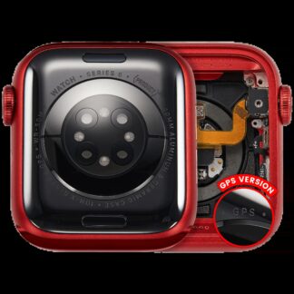 Gehäuse Baugruppe für Watch Series 6 (40MM) (ausgebautes Originalteil: Grade A) (GPS Version) (Aluminium / Red)