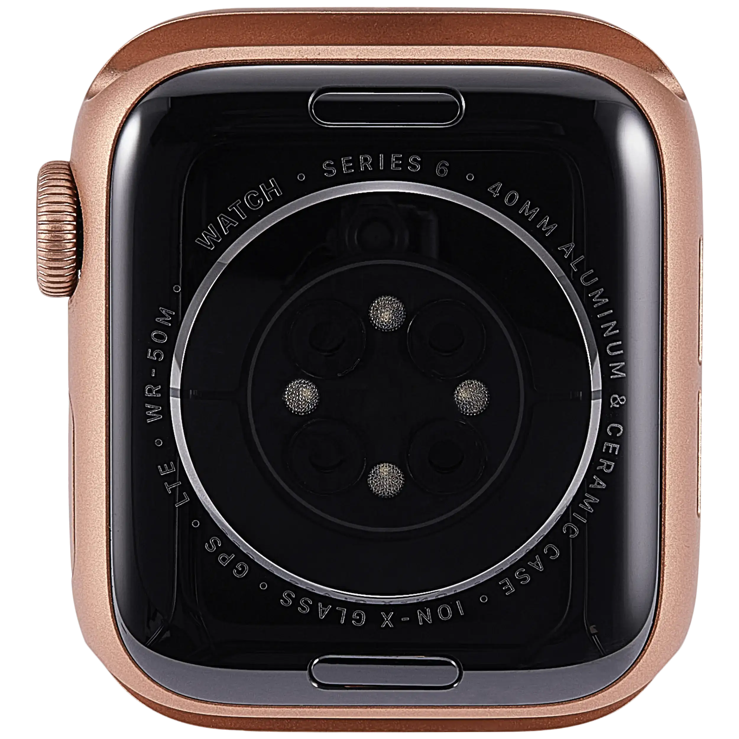 Gehäuse Baugruppe für Watch Series 6 (40MM) (ausgebautes Originalteil: Grade A) (Cellular Version) (Aluminium / Rose Gold) – Bild 3