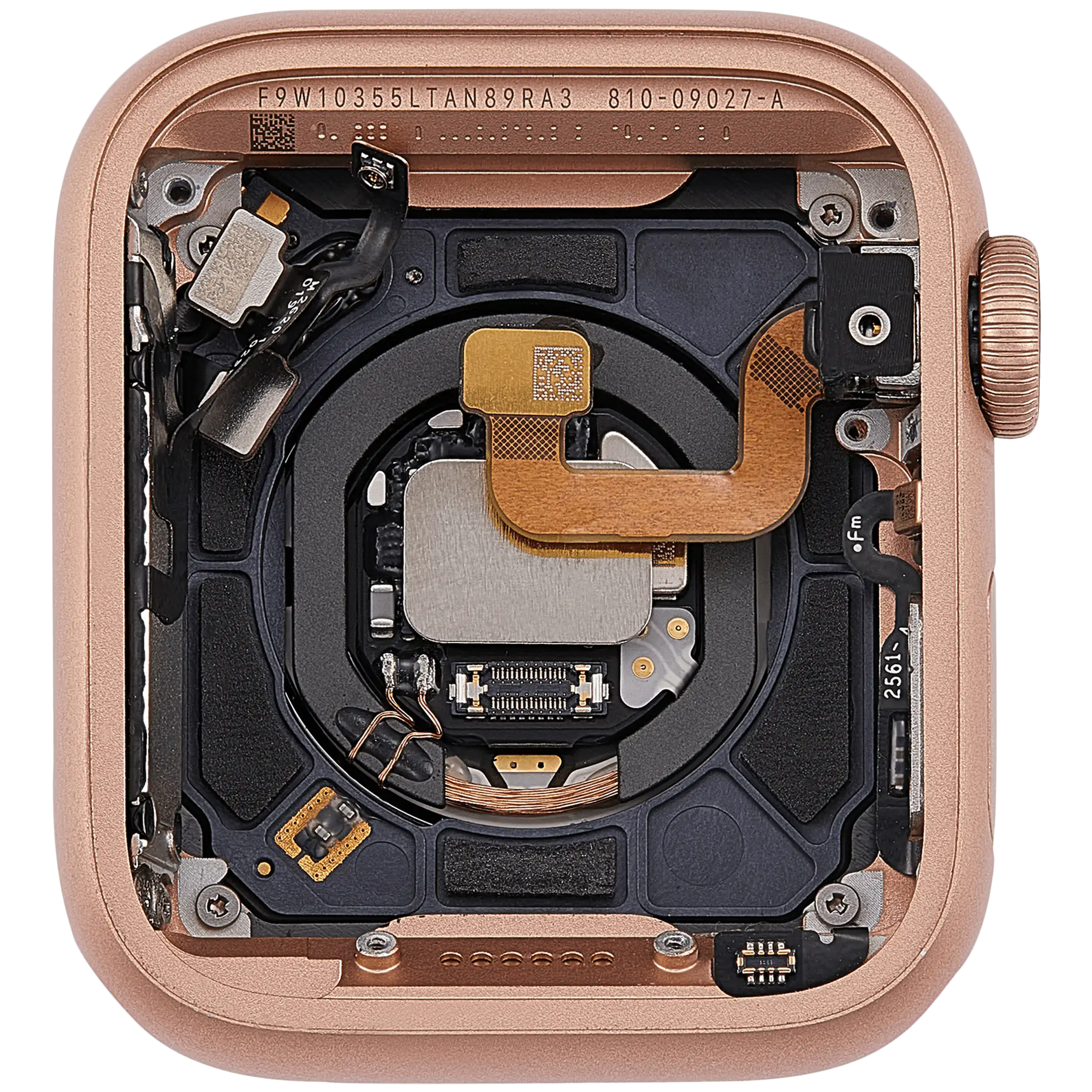 Gehäuse Baugruppe für Watch Series 6 (40MM) (ausgebautes Originalteil: Grade A) (Cellular Version) (Aluminium / Rose Gold) – Bild 4