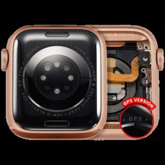 Gehäuse Baugruppe für Watch Series 6 (40MM) (ausgebautes Originalteil: Grade A) (GPS Version) (Aluminium / Rose Gold)