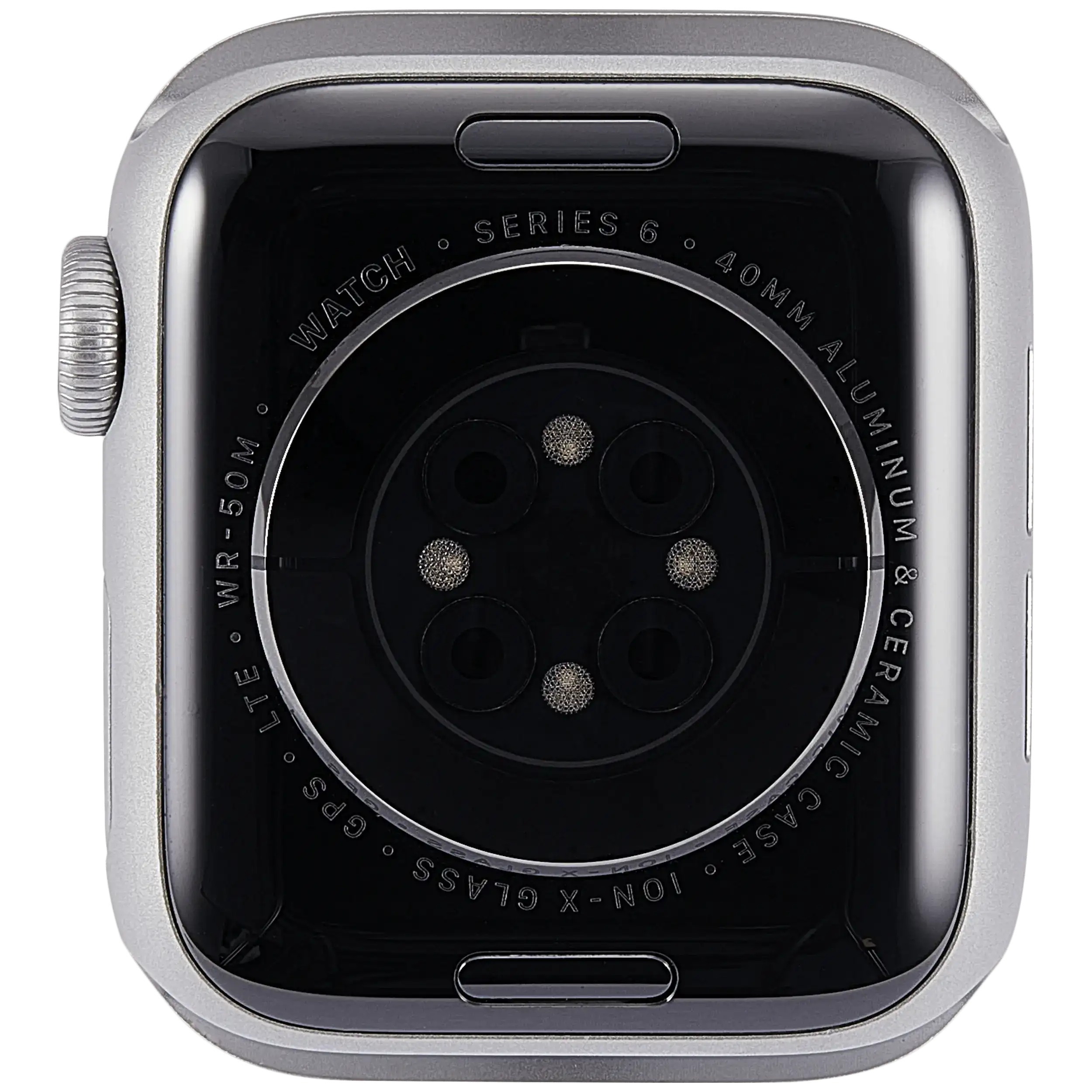 Gehäuse Baugruppe für Watch Series 6 (40MM) (ausgebautes Originalteil: Grade A) (Cellular Version) (Aluminium / Silver) – Bild 3
