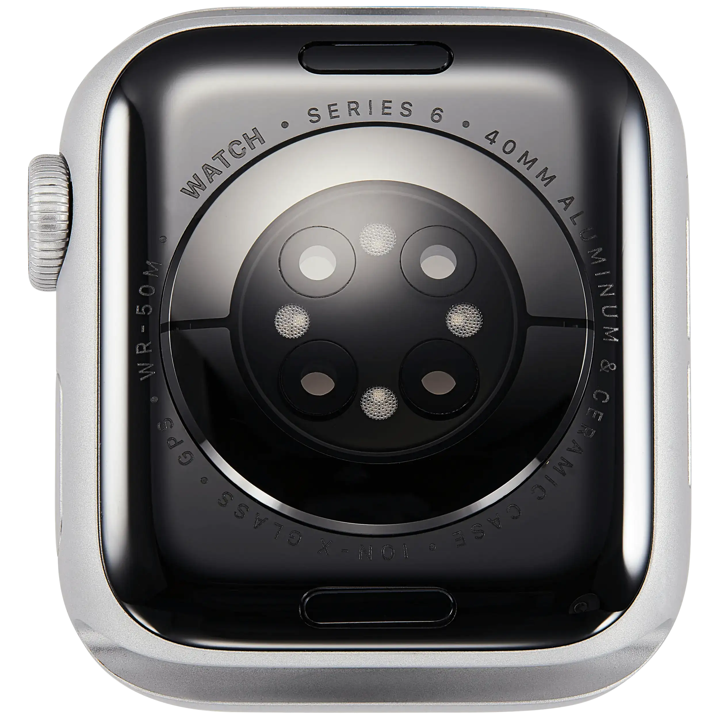 Gehäuse Baugruppe für Watch Series 6 (40MM) (ausgebautes Originalteil: Grade A) (GPS Version) (Aluminium / Silver) – Bild 3