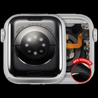 Gehäuse Baugruppe für Watch Series 6 (40MM) (ausgebautes Originalteil: Grade A) (GPS Version) (Aluminium / Silver)