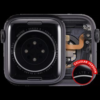 Gehäuse Baugruppe für Watch Series 6 (40MM) (ausgebautes Originalteil: Grade A) (Cellular Version) (Aluminium / Space Black)