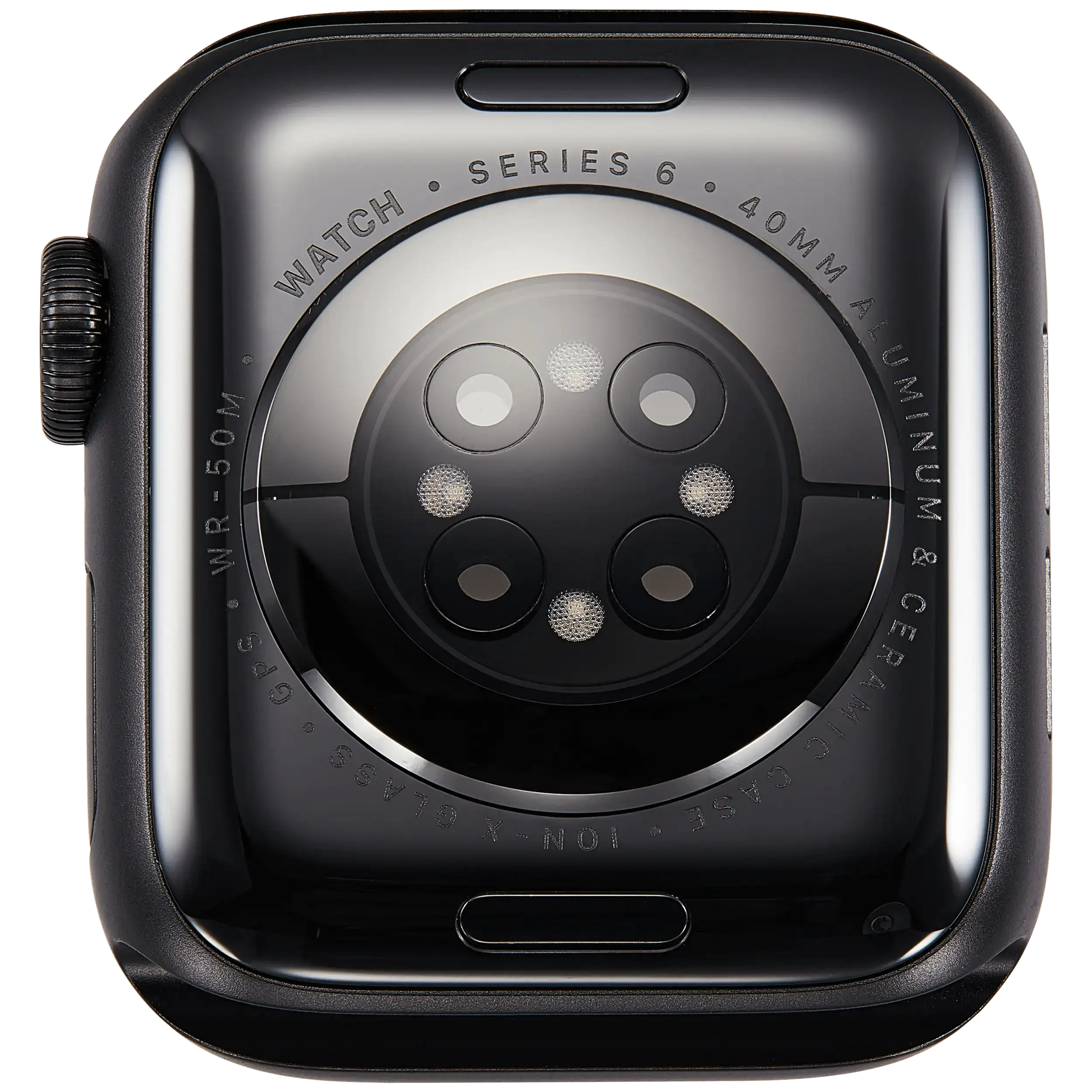 Gehäuse Baugruppe für Watch Series 6 (40MM) (ausgebautes Originalteil: Grade A) (GPS Version) (Aluminium / Space Black) – Bild 3