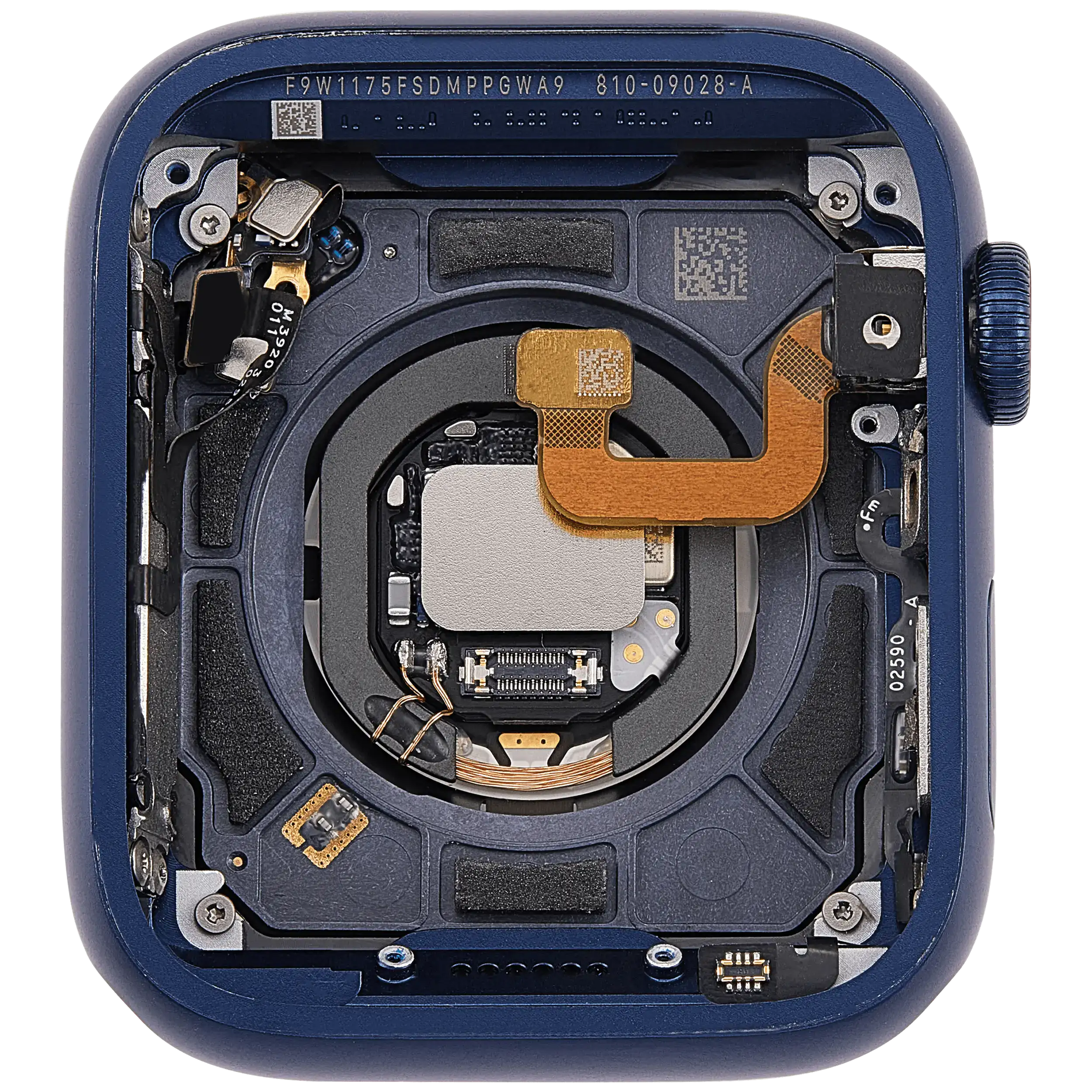 Gehäuse Baugruppe für Watch Series 6 (44MM) (ausgebautes Originalteil: Grade A) (Cellular Version) (Aluminium / Blue) – Bild 4