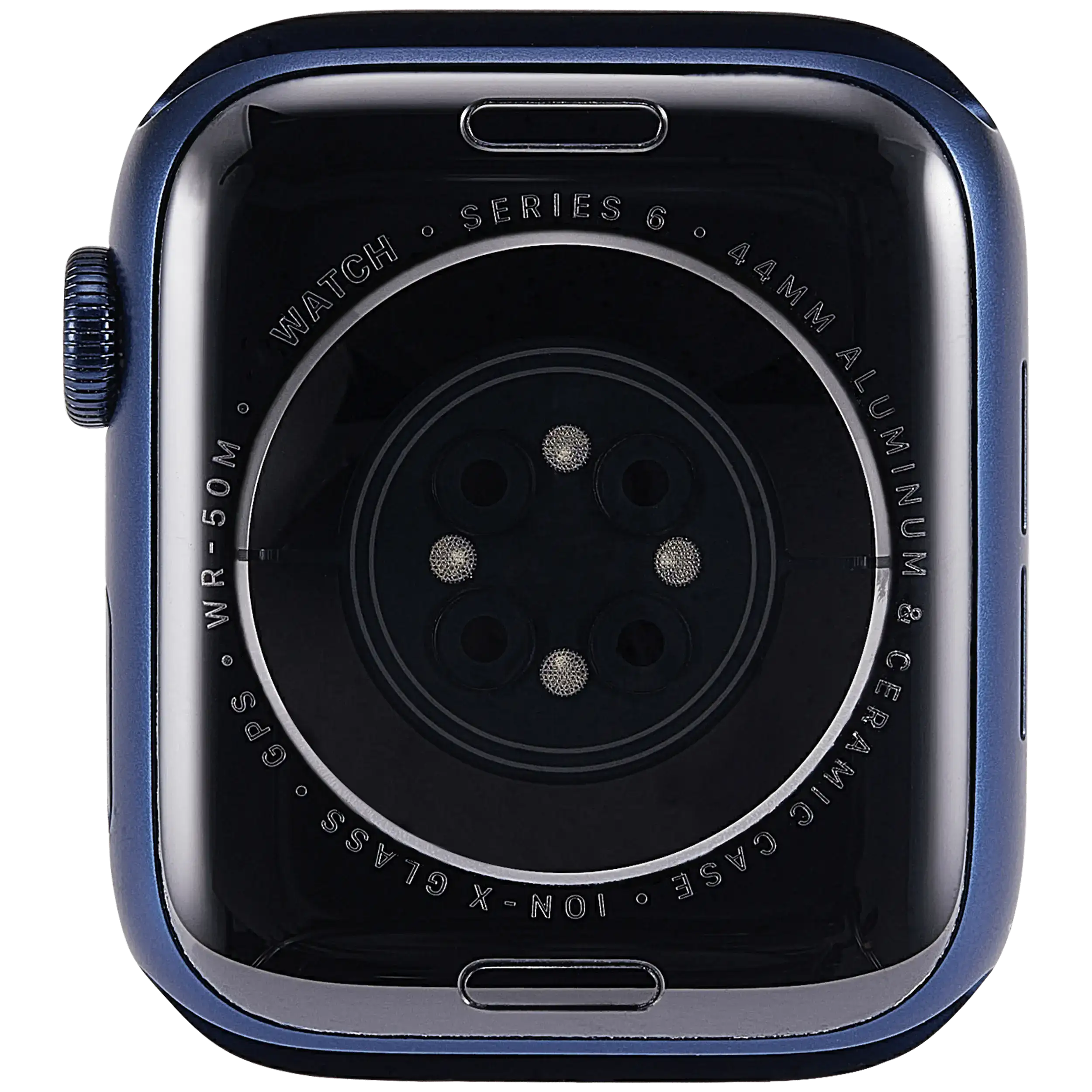 Gehäuse Baugruppe für Watch Series 6 (44MM) (ausgebautes Originalteil: Grade A) (GPS Version) (Aluminium / Blue) – Bild 3