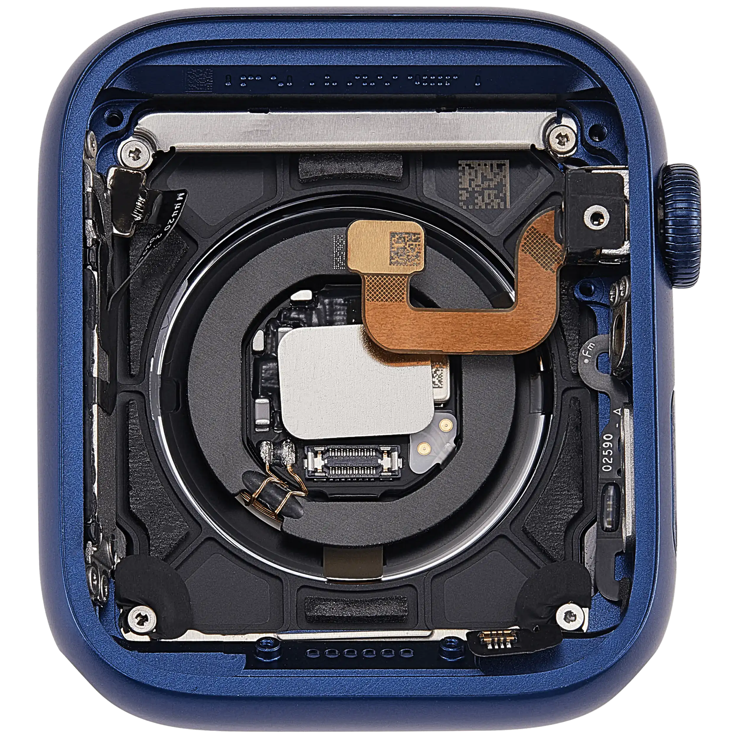 Gehäuse Baugruppe für Watch Series 6 (44MM) (ausgebautes Originalteil: Grade A) (GPS Version) (Aluminium / Blue) – Bild 4