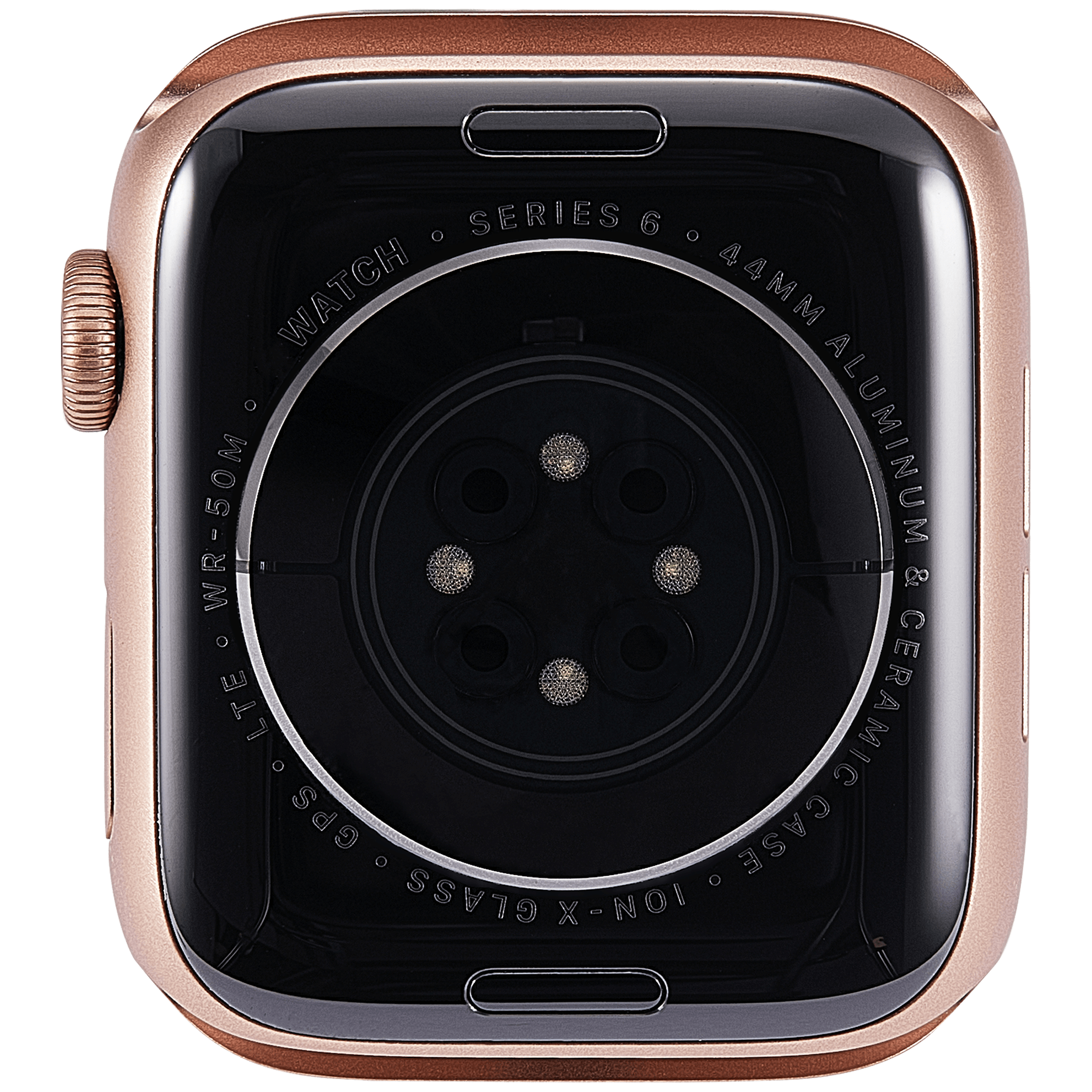Gehäuse Baugruppe für Watch Series 6 (44MM) (ausgebautes Originalteil: Grade A) (Cellular Version) (Aluminium / Rose Gold) – Bild 3