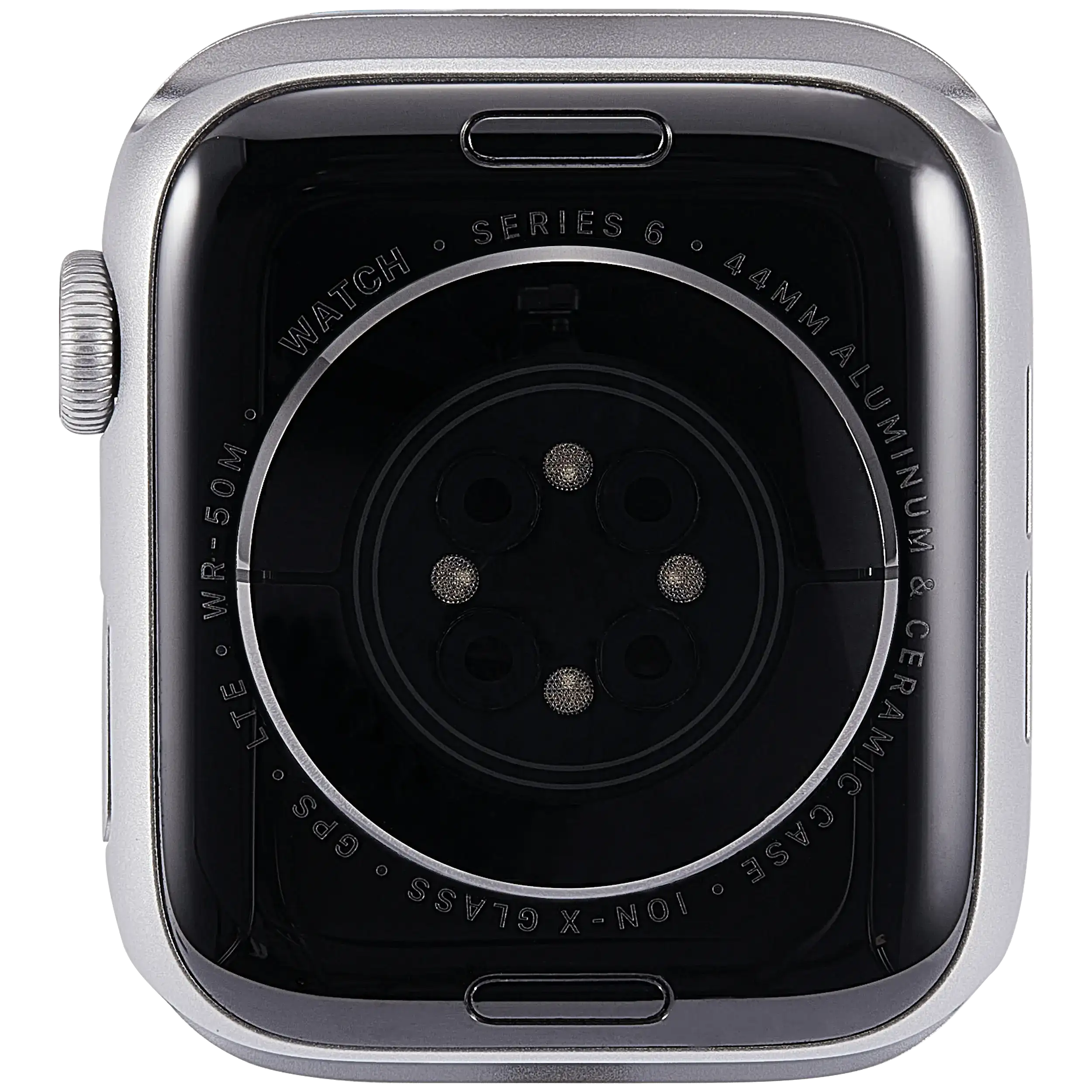 Gehäuse Baugruppe für Watch Series 6 (44MM) (ausgebautes Originalteil: Grade A) (Cellular Version) (Aluminium / Silver) – Bild 3