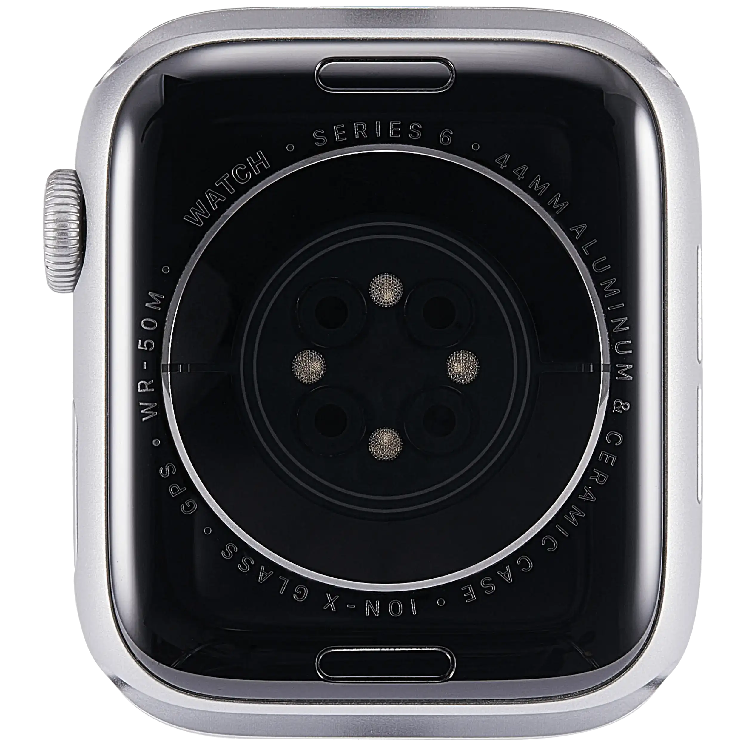 Gehäuse Baugruppe für Watch Series 6 (44MM) (ausgebautes Originalteil: Grade A) (GPS Version) (Aluminium / Silver) – Bild 3