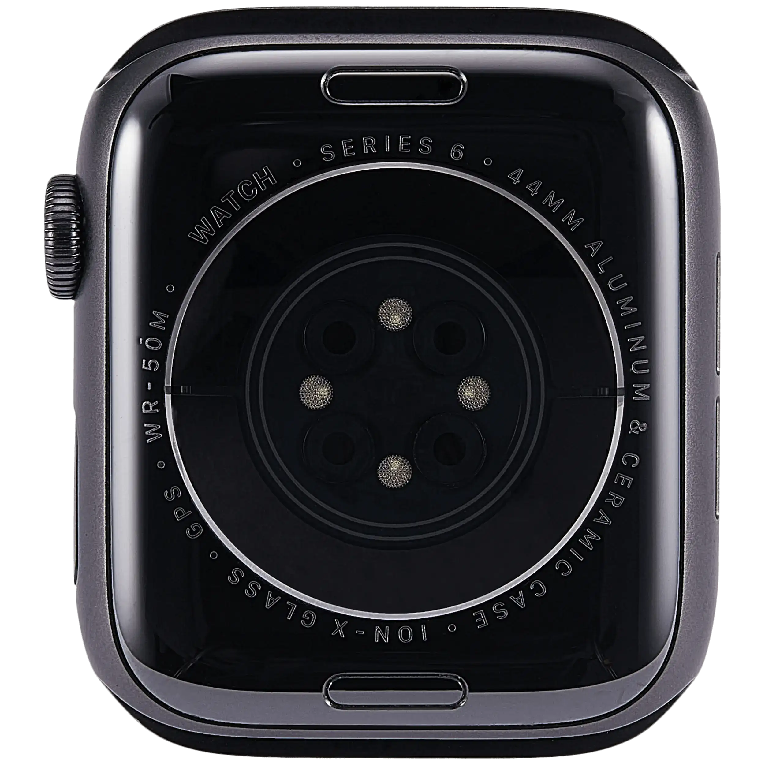 Gehäuse Baugruppe für Watch Series 6 (44MM) (ausgebautes Originalteil: Grade A) (GPS Version) (Aluminium / Space Black) – Bild 3
