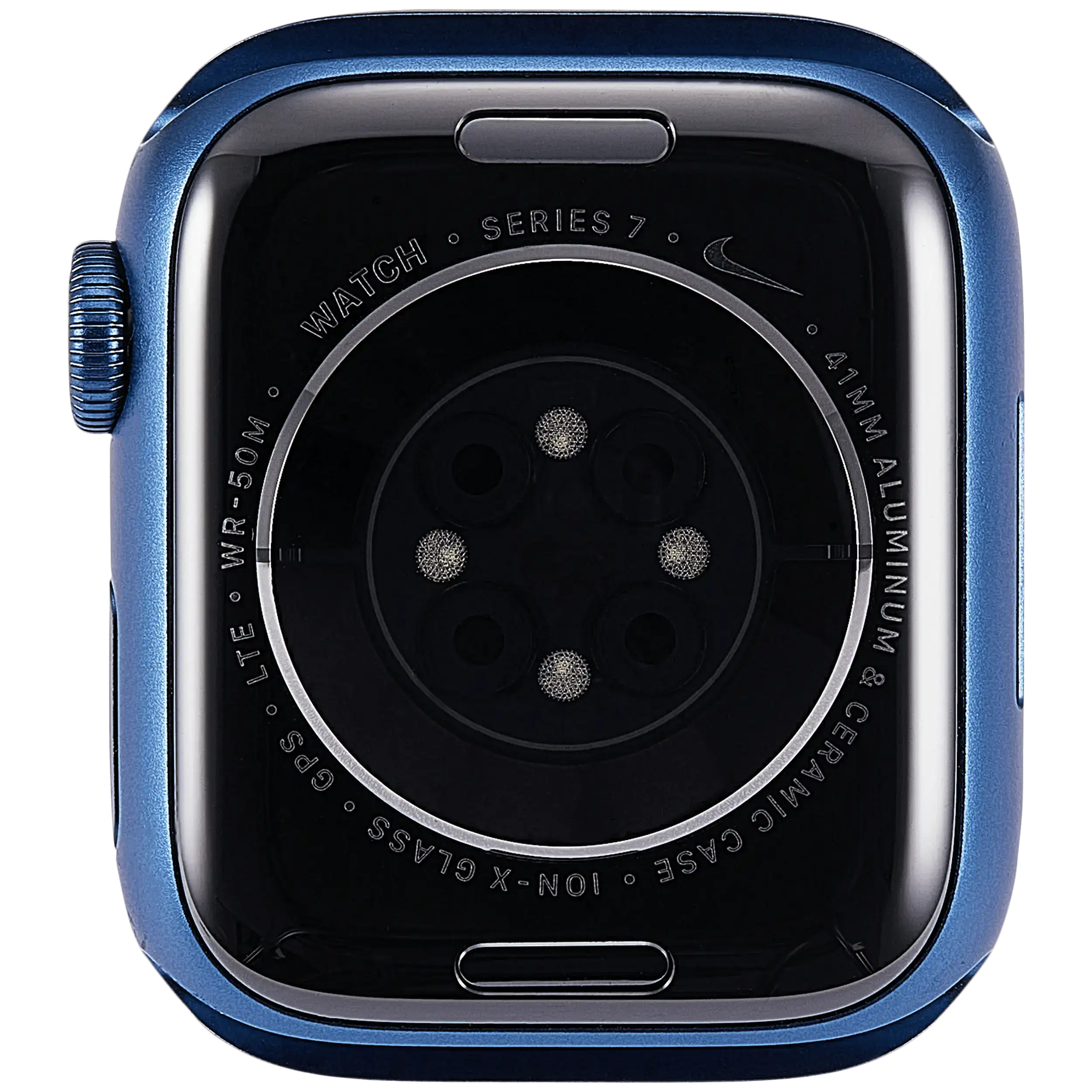 Gehäuse Baugruppe für Watch Series 7 (41MM) (ausgebautes Originalteil: Grade A) (Cellular Version) (Aluminium / Blue) – Bild 3