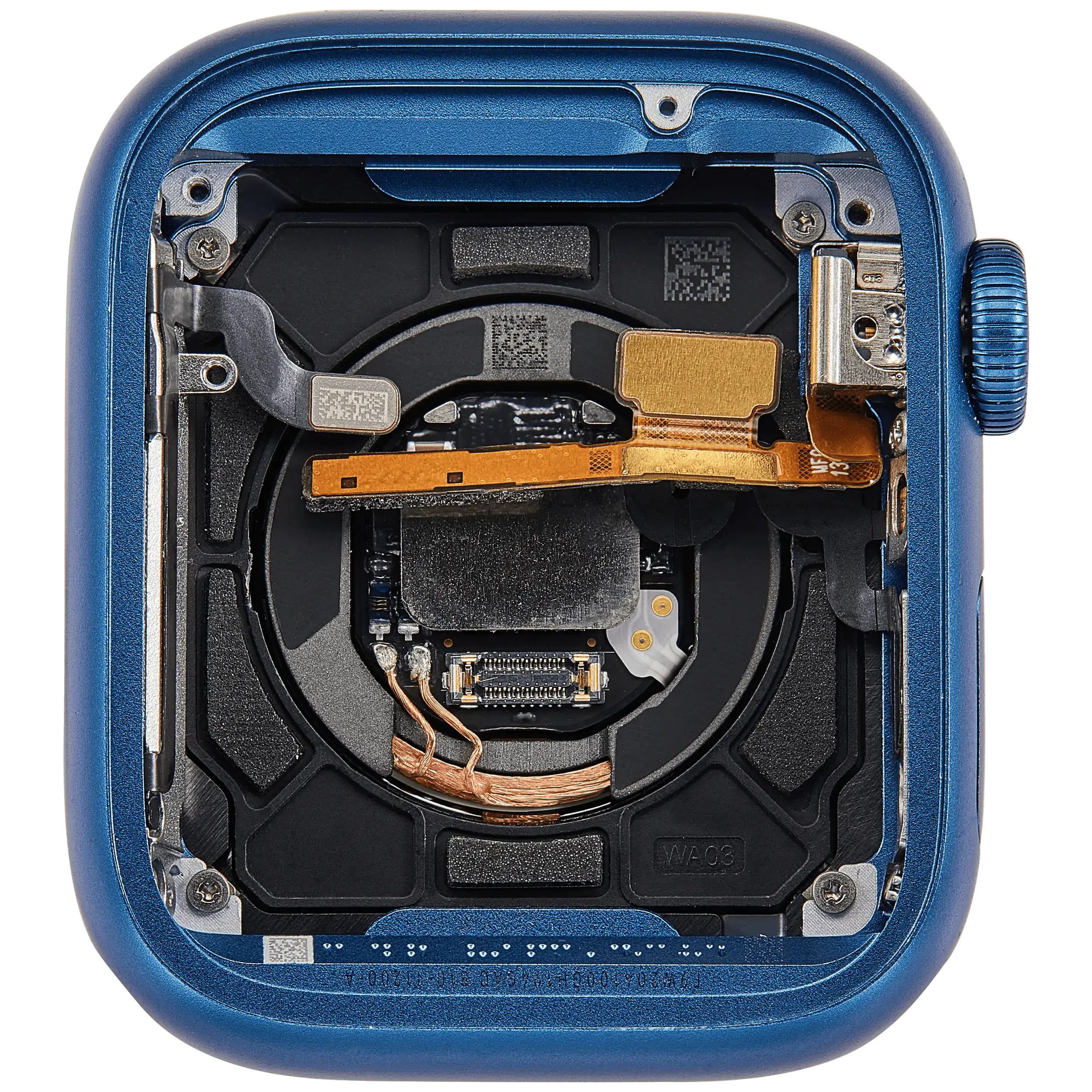 Gehäuse Baugruppe für Watch Series 7 (41MM) (ausgebautes Originalteil: Grade A) (GPS Version) (Aluminium / Blue) – Bild 4