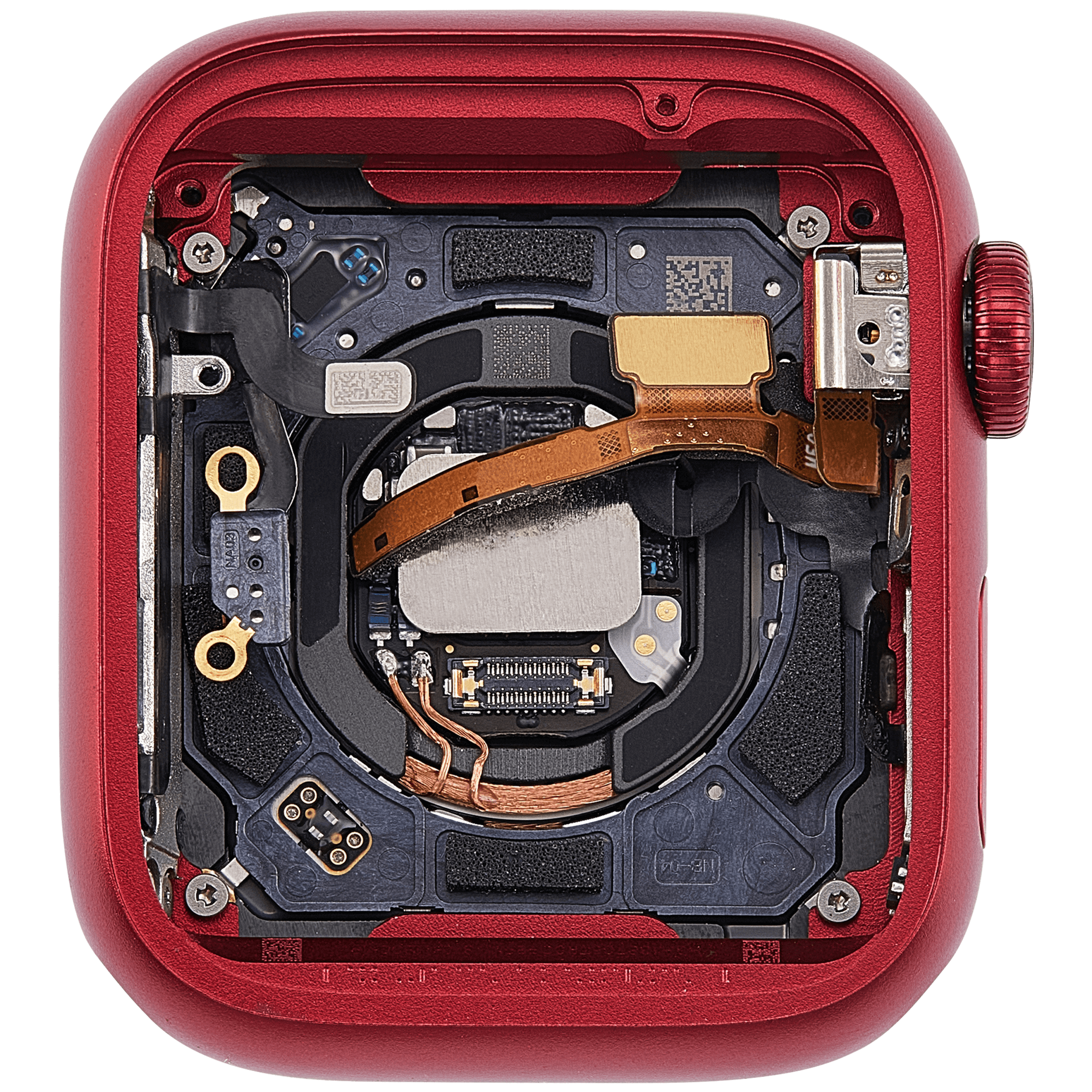 Gehäuse Baugruppe für Watch Series 7 (41MM) (ausgebautes Originalteil: Grade A) (Cellular Version) (Aluminium / Red) – Bild 4