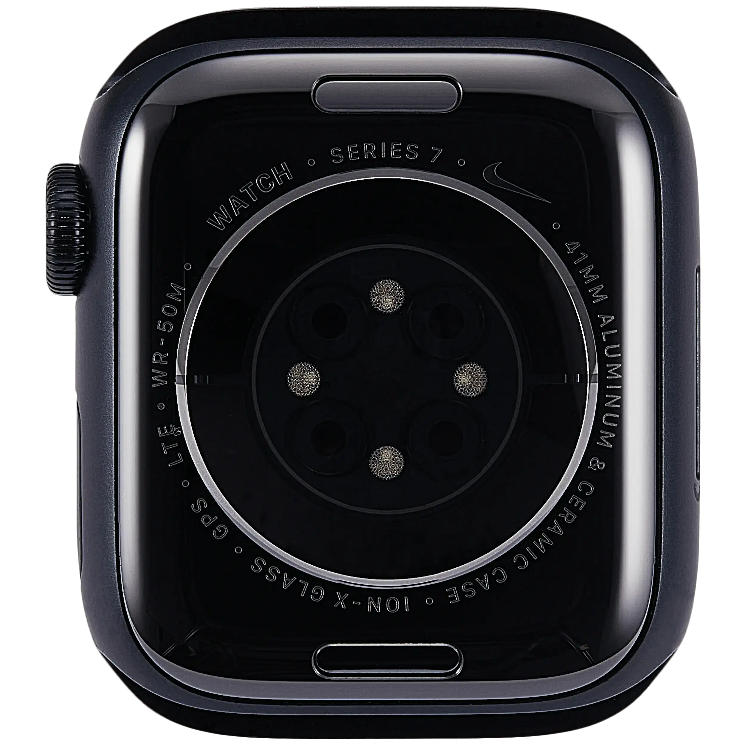 Gehäuse Baugruppe für Watch Series 7 (41MM) (ausgebautes Originalteil: Grade A) (Cellular Version) (Aluminium / Space Black) – Bild 3