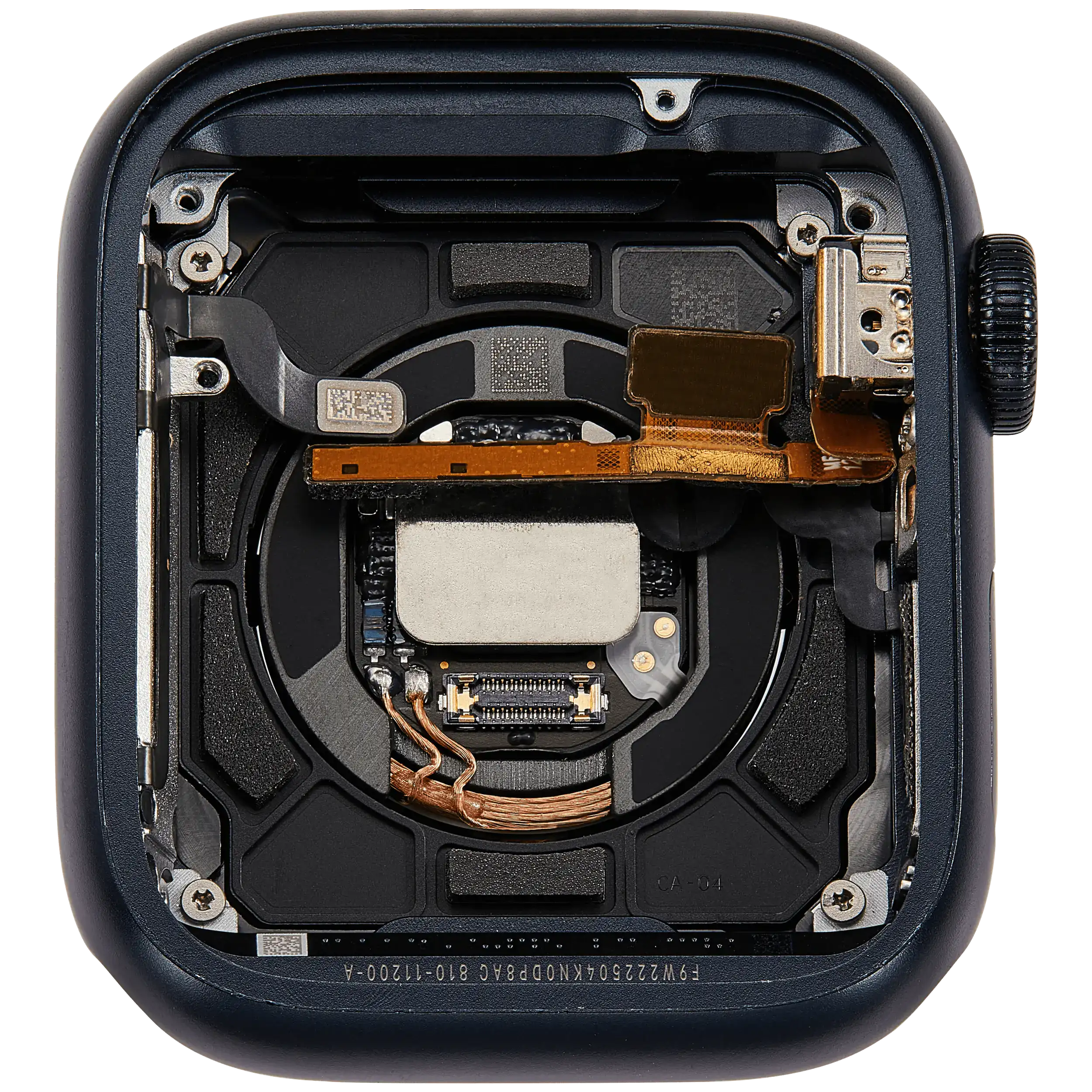 Gehäuse Baugruppe für Watch Series 7 (41MM) (ausgebautes Originalteil: Grade A) (GPS Version) (Aluminium / Space Black) – Bild 4