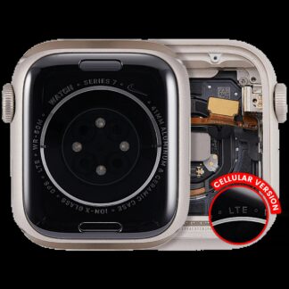 Gehäuse Baugruppe für Watch Series 7 (41MM) (ausgebautes Originalteil: Grade A) (Cellular Version) (Aluminium / Starlight)