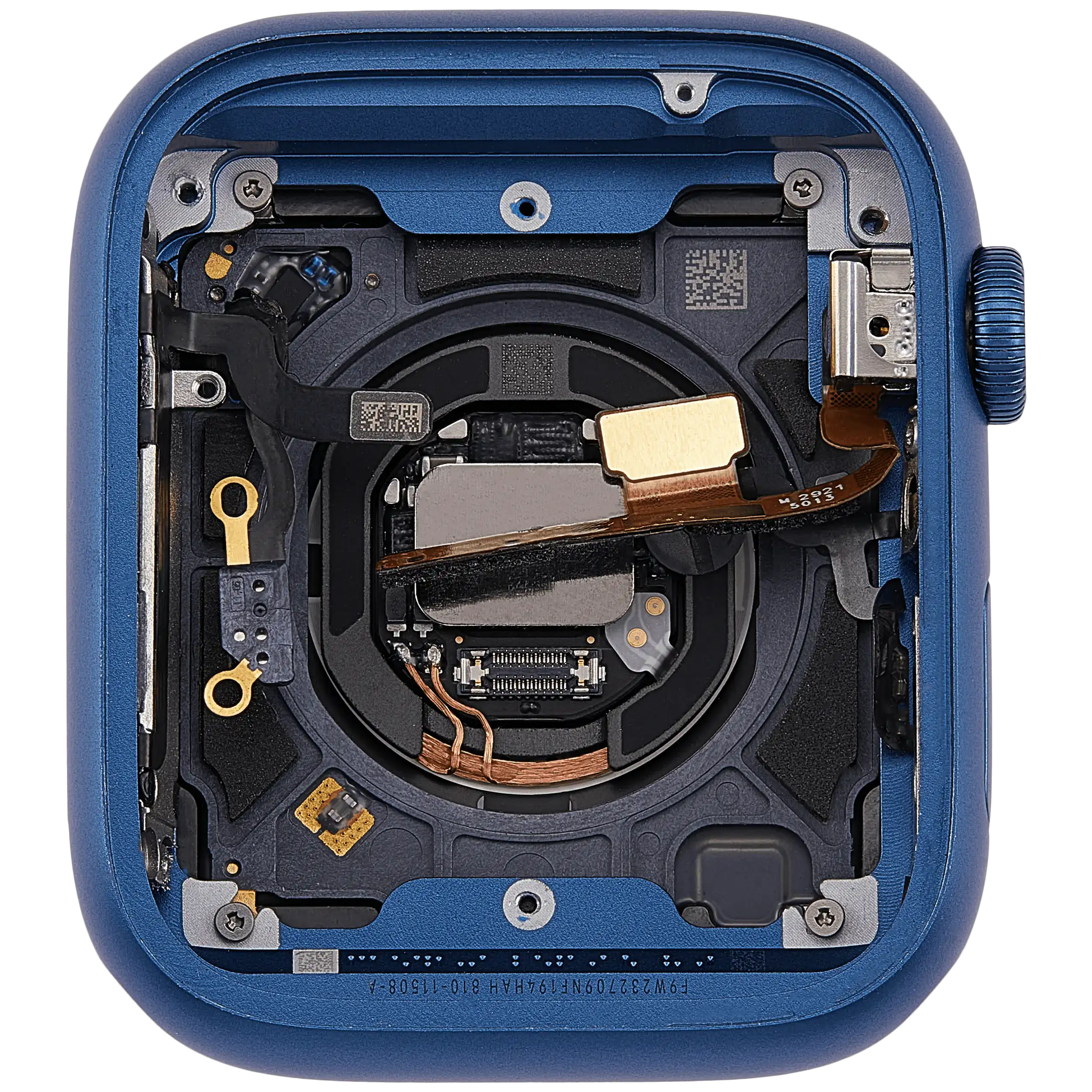 Gehäuse Baugruppe für Watch Series 7 (45MM) (ausgebautes Originalteil: Grade A) (Cellular Version) (Aluminium / Blue) – Bild 4