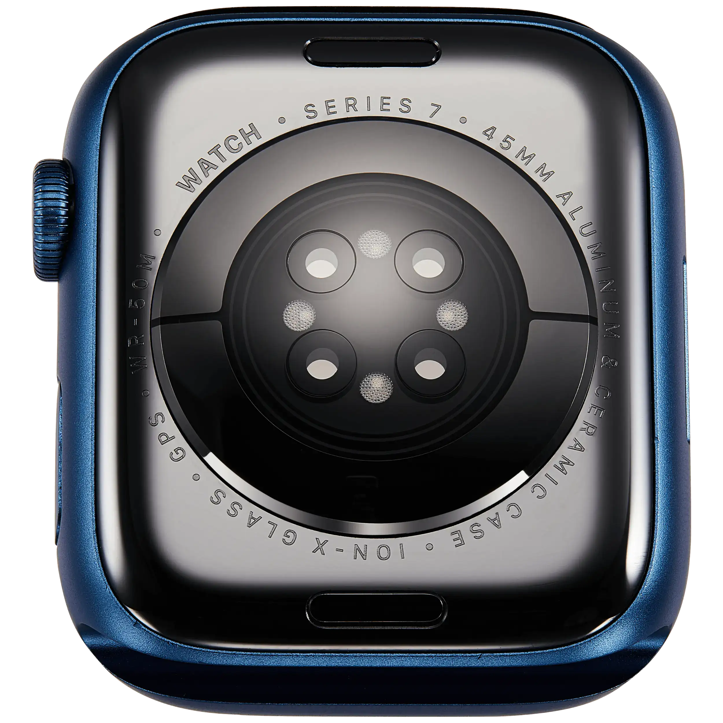 Gehäuse Baugruppe für Watch Series 7 (45MM) (ausgebautes Originalteil: Grade A) (GPS Version) (Aluminium / Blue) – Bild 3