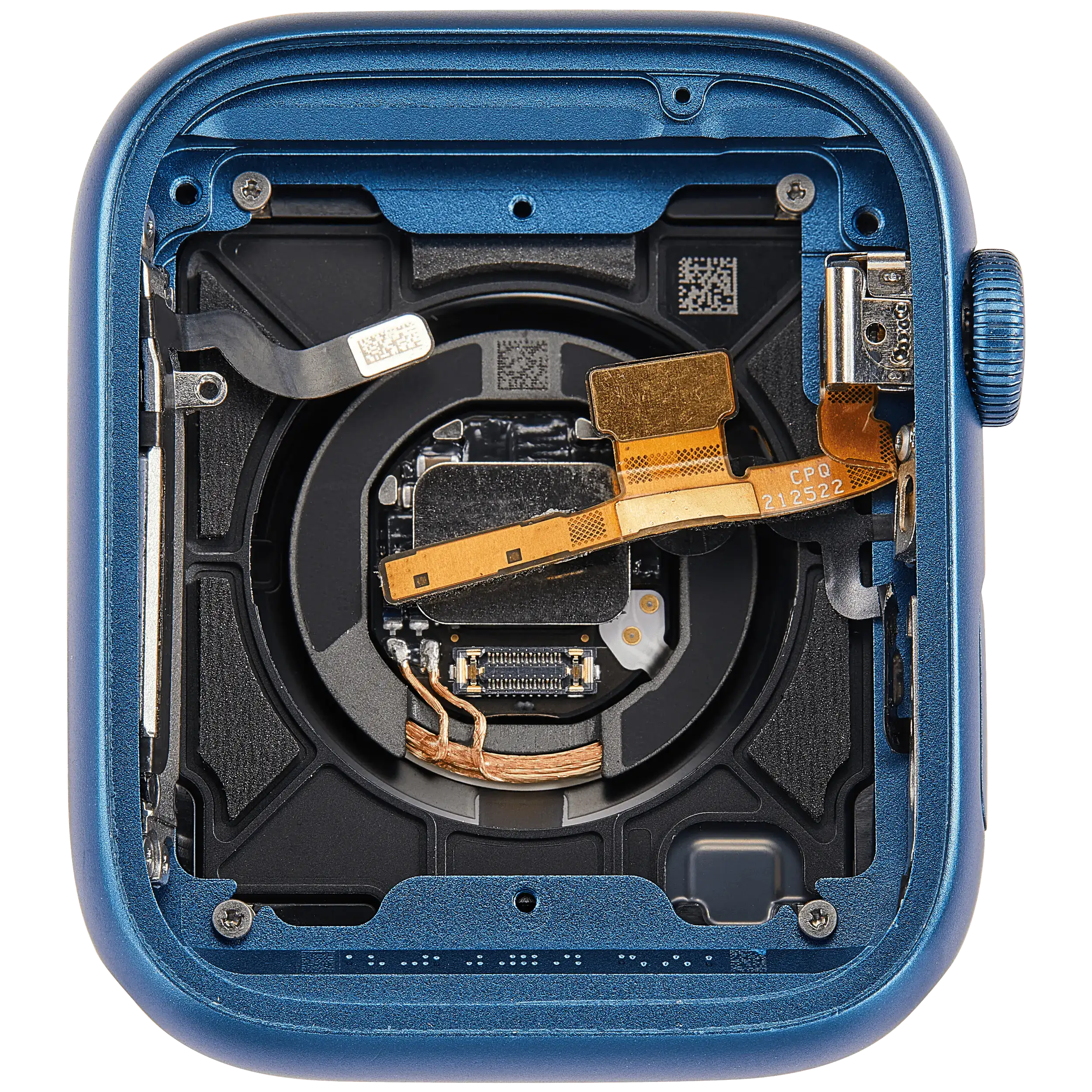 Gehäuse Baugruppe für Watch Series 7 (45MM) (ausgebautes Originalteil: Grade A) (GPS Version) (Aluminium / Blue) – Bild 4