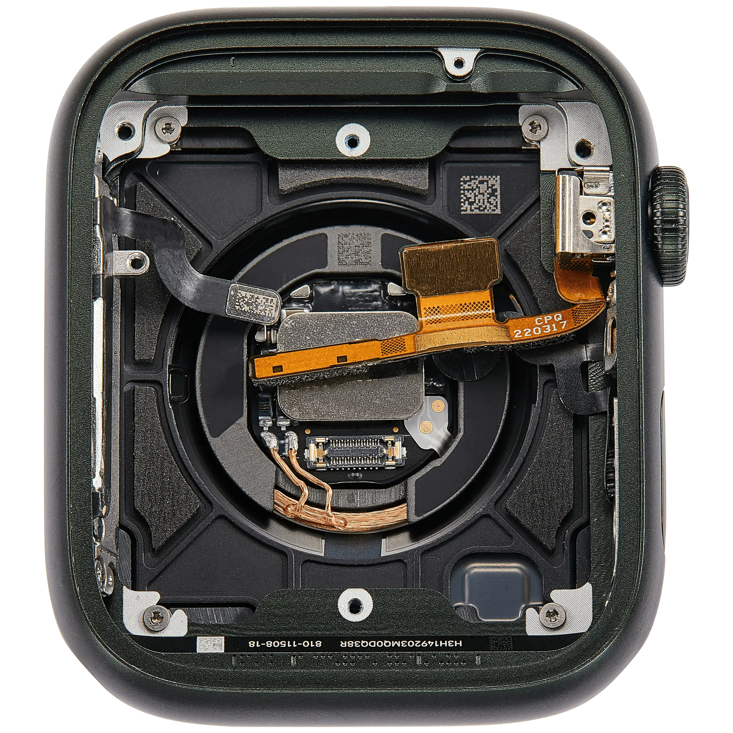 Gehäuse Baugruppe für Watch Series 7 (45MM) (ausgebautes Originalteil: Grade A) (GPS Version) (Aluminium / Green) – Bild 4
