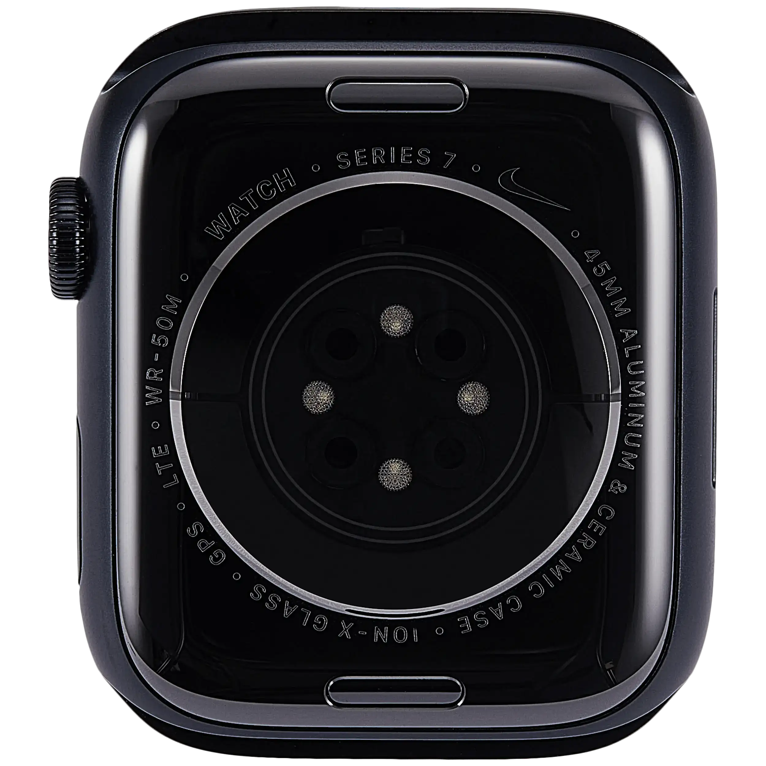 Gehäuse Baugruppe für Watch Series 7 (45MM) (ausgebautes Originalteil: Grade A) (Cellular Version) (Aluminium / Space Black) – Bild 3