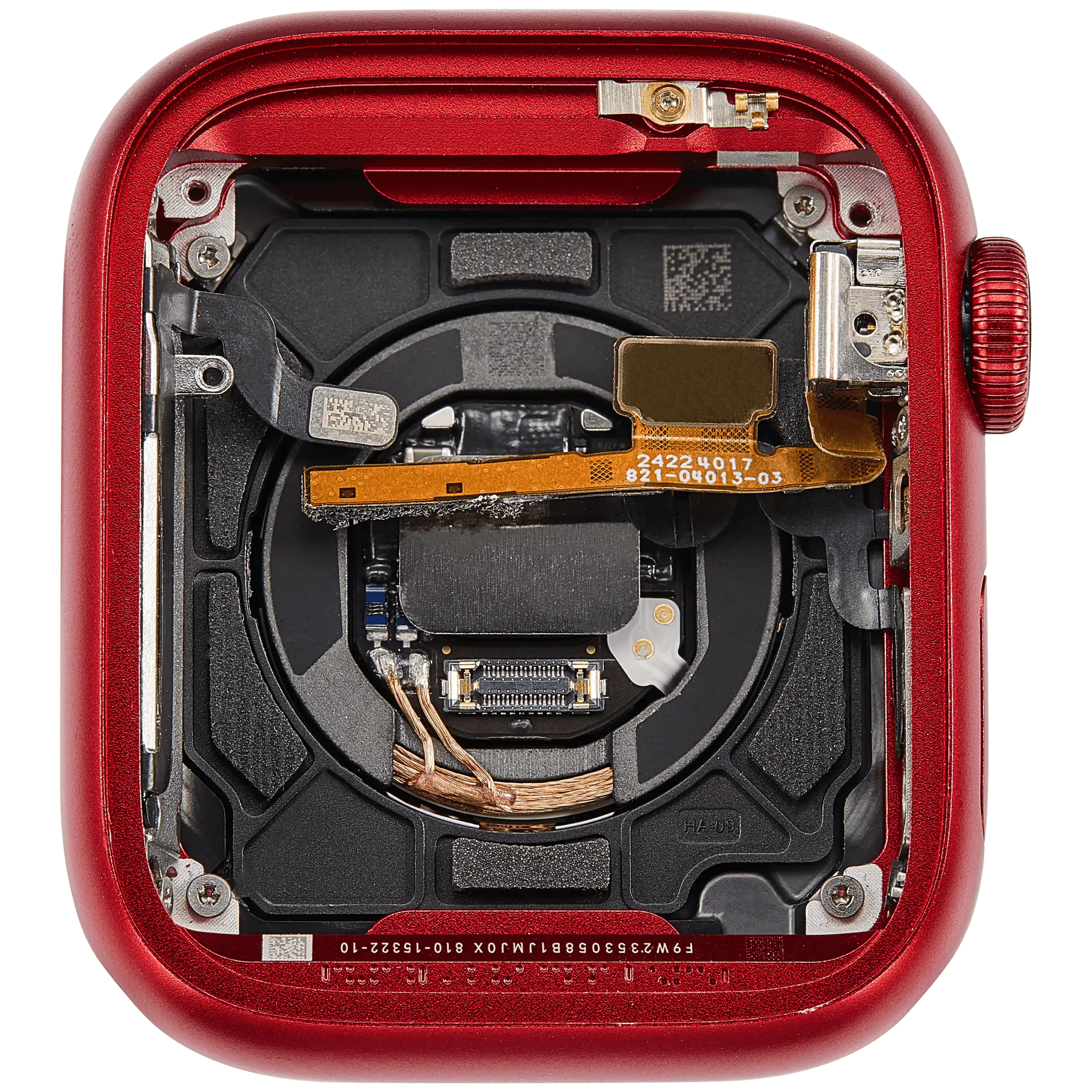Gehäuse Baugruppe für Watch Series 8 (41MM) (ausgebautes Originalteil: Grade A) (GPS Version) (Aluminium / Red) – Bild 4