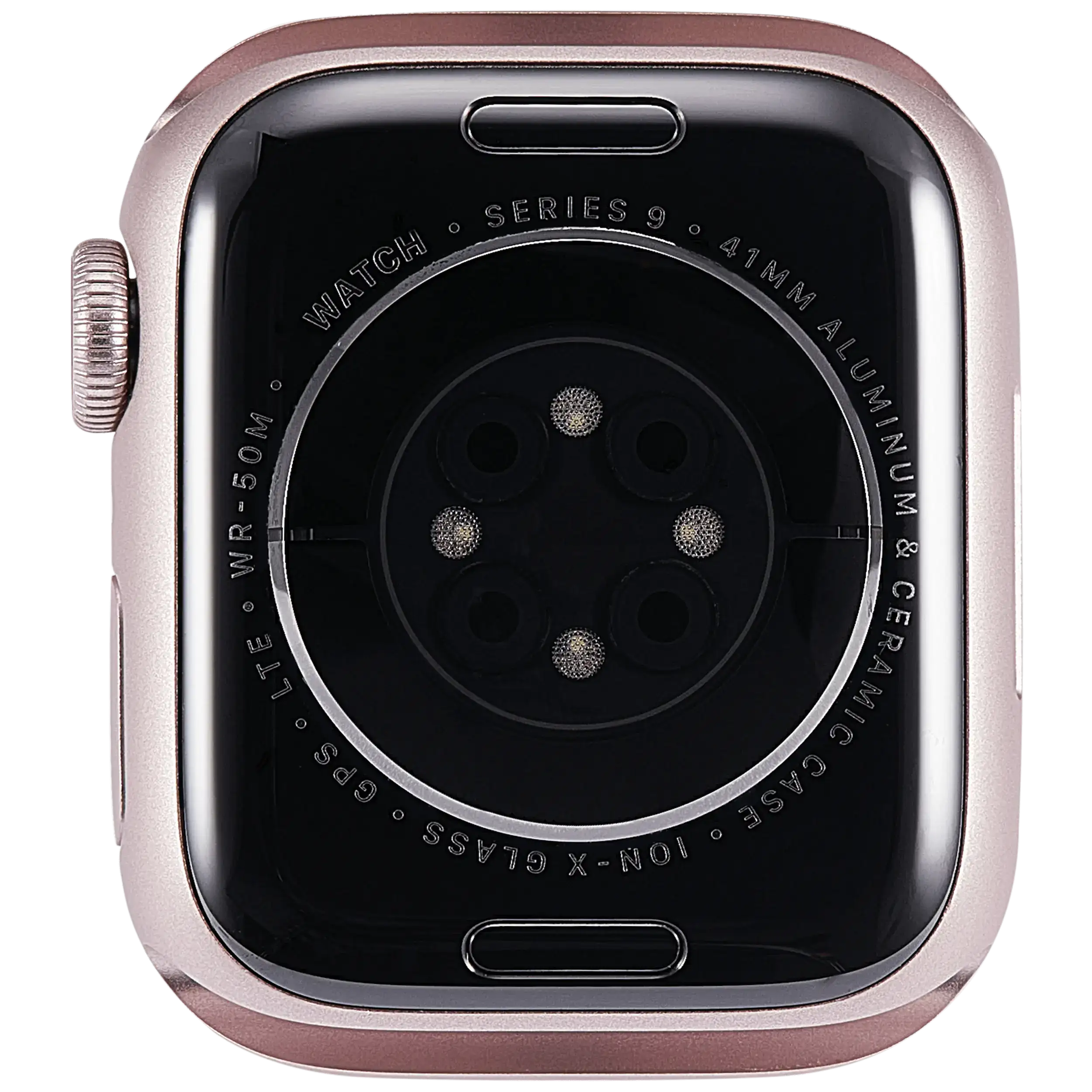 Gehäuse Baugruppe für Watch Series 9 (41MM) (ausgebautes Originalteil: Grade A) (Cellular Version) (Aluminium / Pink) – Bild 3