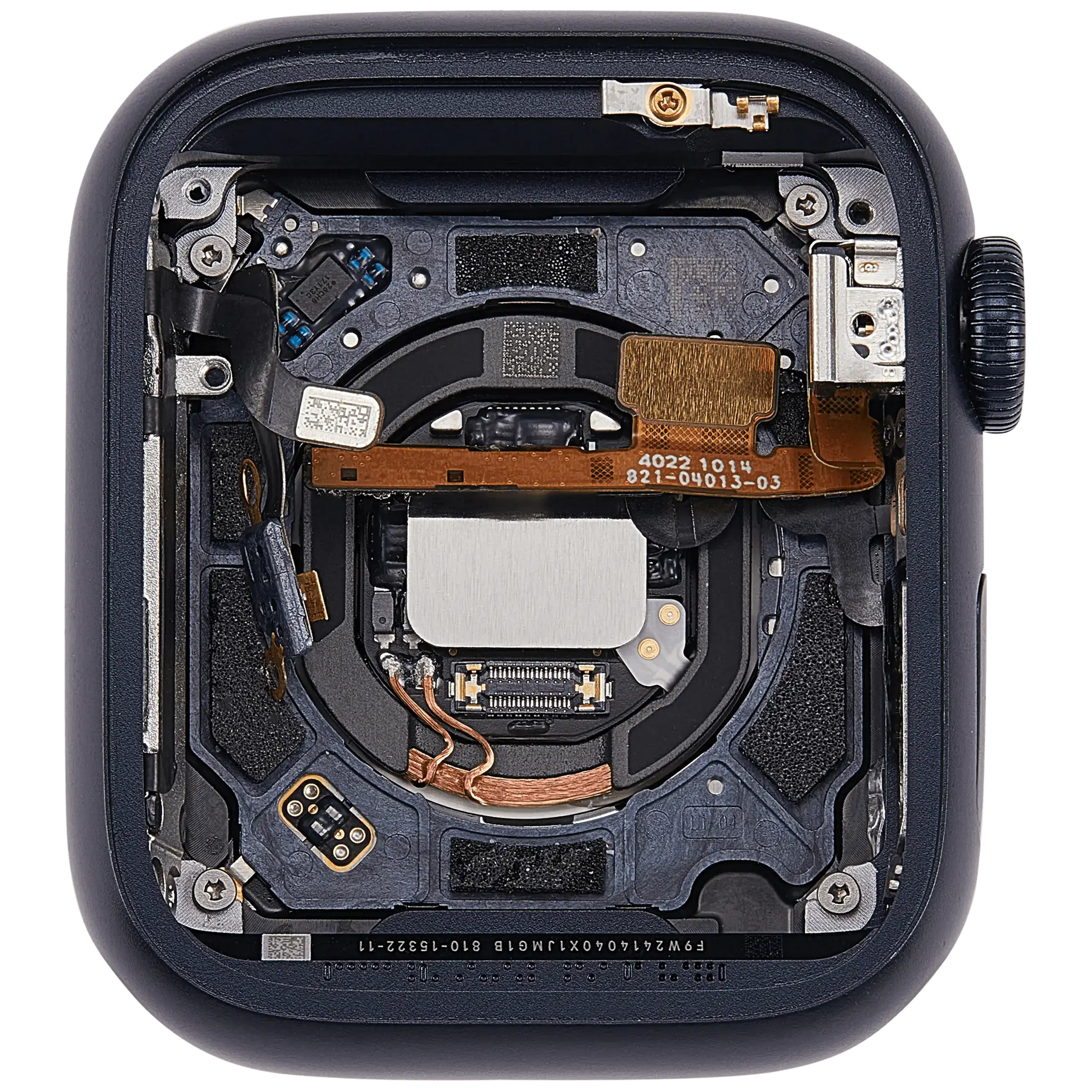 Gehäuse Baugruppe für Watch Series 9 (41MM) (ausgebautes Originalteil: Grade A (Cellular Version) (Aluminium / Midnight) – Bild 4