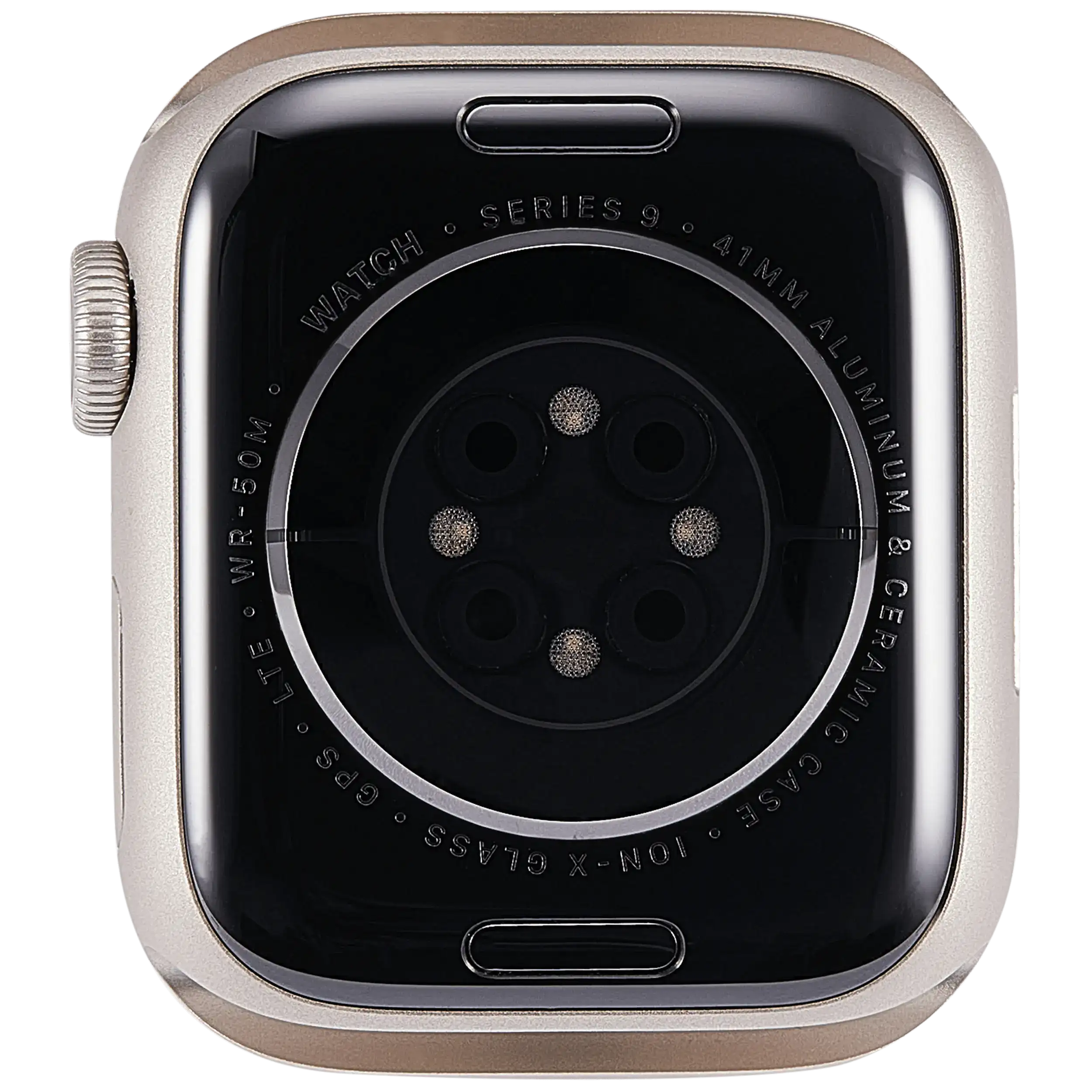Gehäuse Baugruppe für Watch Series 9 (41MM) (ausgebautes Originalteil: Grade A) (Cellular Version) (Aluminium / Starlight) – Bild 3