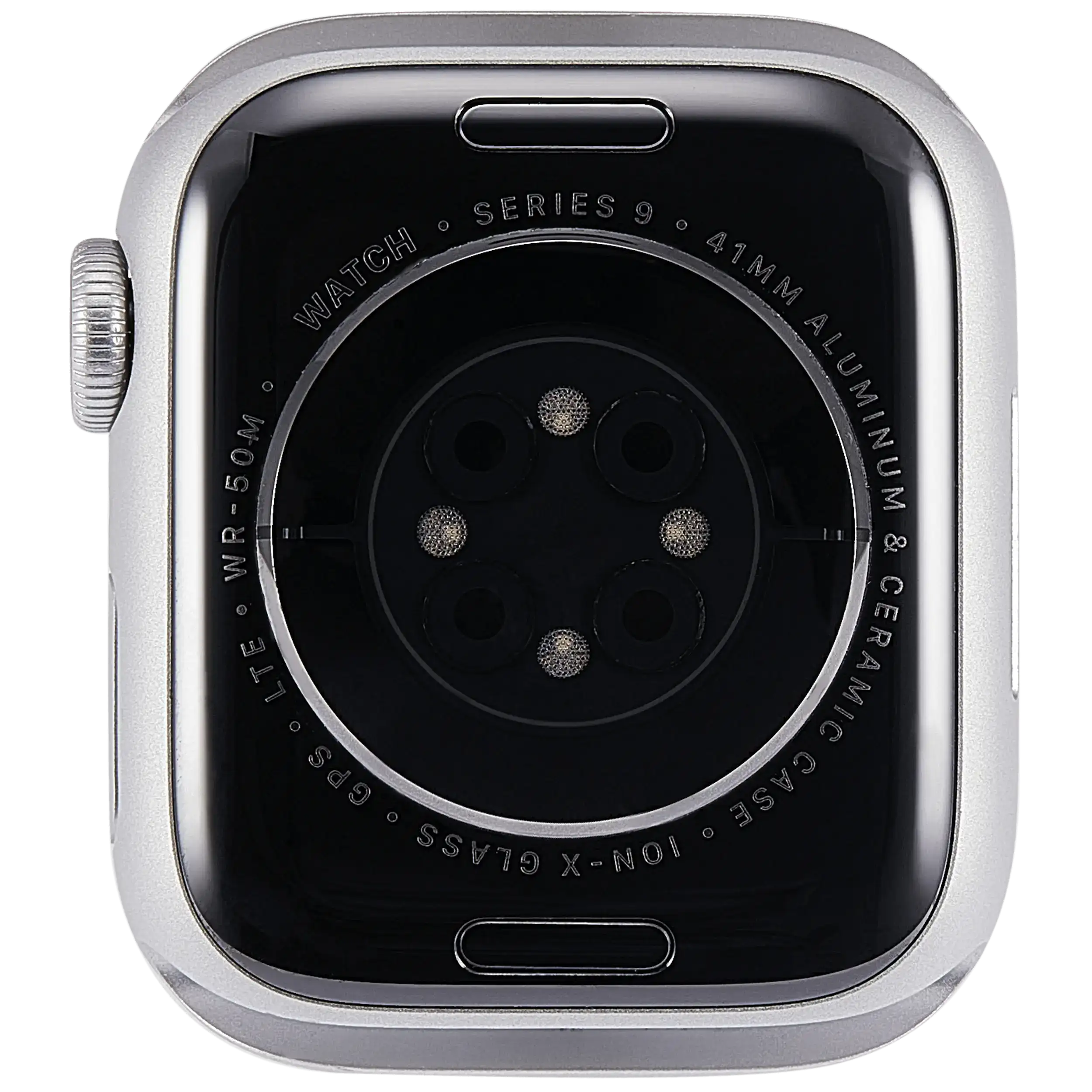 Gehäuse Baugruppe für Watch Series 9 (41MM) (ausgebautes Originalteil: Grade A) (Cellular Version) (Aluminium / Silver) – Bild 3