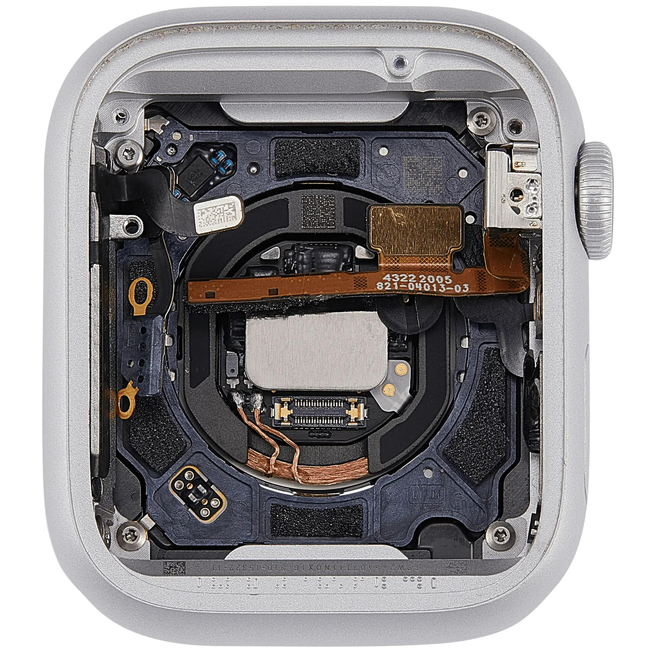 Gehäuse Baugruppe für Watch Series 9 (41MM) (ausgebautes Originalteil: Grade A) (Cellular Version) (Aluminium / Silver) – Bild 4