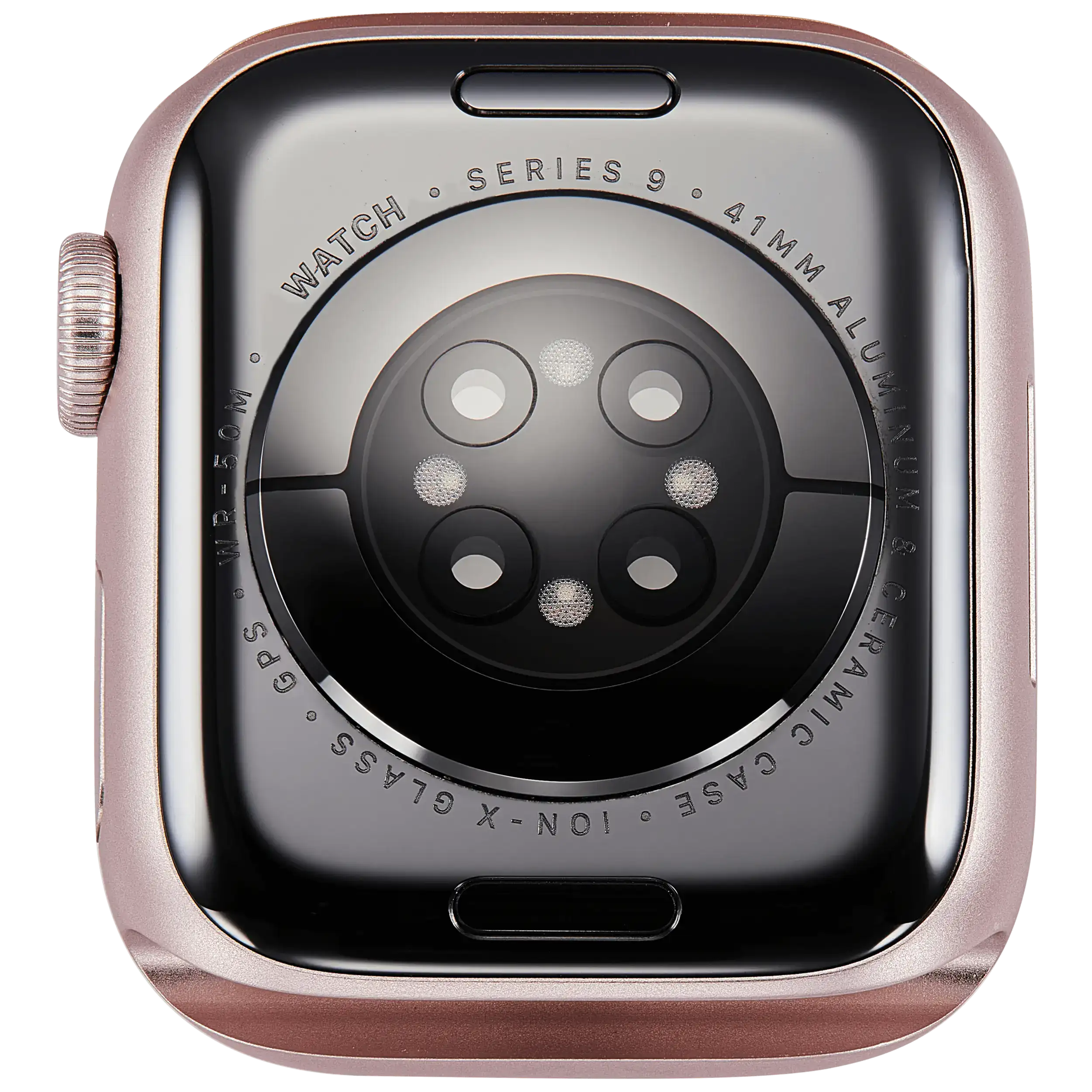 Gehäuse Baugruppe für Watch Series 9 (41MM) (ausgebautes Originalteil: Grade A) (GPS Version) (Aluminium / Pink) – Bild 3