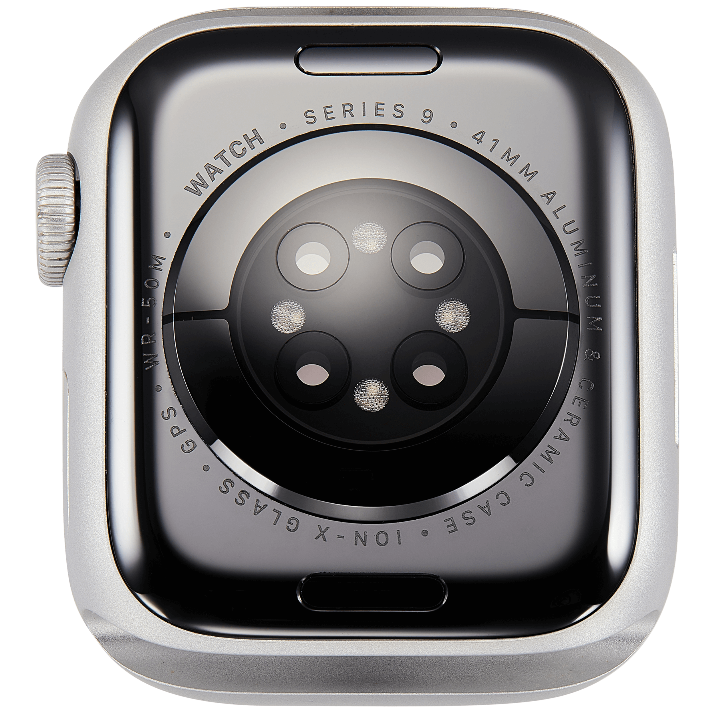 Gehäuse Baugruppe für Watch Series 9 (41MM) (ausgebautes Originalteil: Grade A) (GPS Version) (Aluminium / Silver) – Bild 3