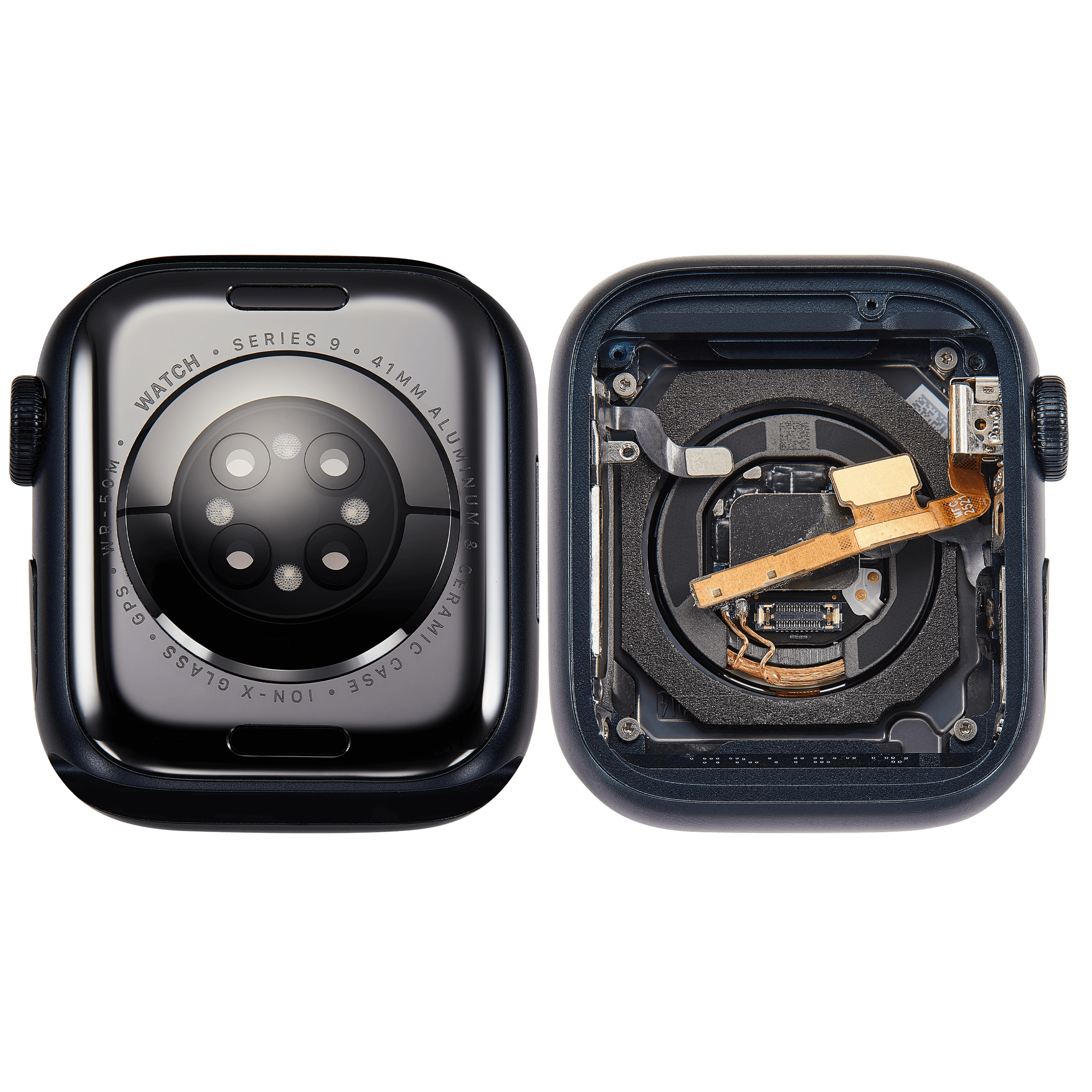 Gehäuse Baugruppe für Watch Series 9 (41MM) (ausgebautes Originalteil: Grade A) (GPS Version) (Aluminium / Midnight) – Bild 2
