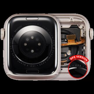 Gehäuse Baugruppe für Watch Series 9 (45MM) (ausgebautes Originalteil: Grade A) (GPS Version) (Aluminium / Starlight)